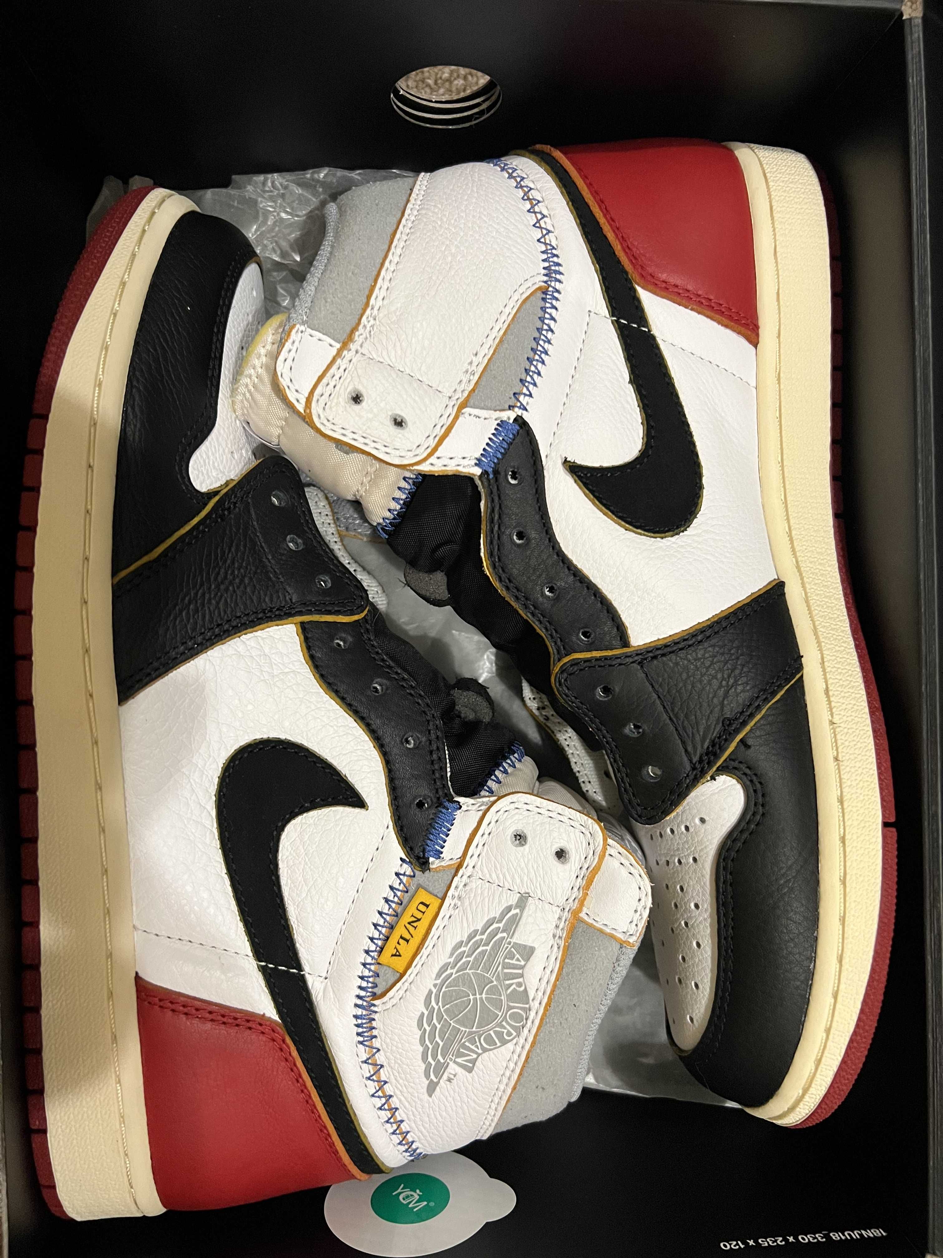 UNION × Nike Air Jordan 1 Retro High OG NRG "Varsity Red/Wolf Grey"