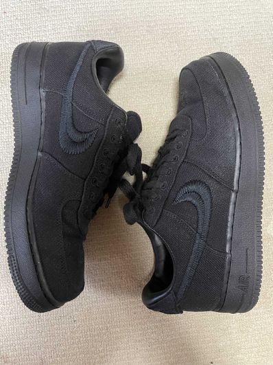 Stussy × Nike Air Force 1 Low "Triple Black"