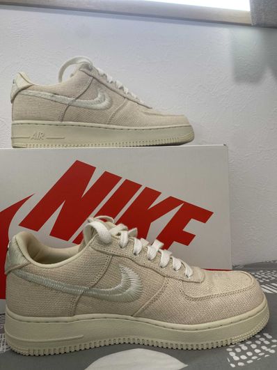 Stussy × Nike Air Force 1 Low "Fossil Stone"