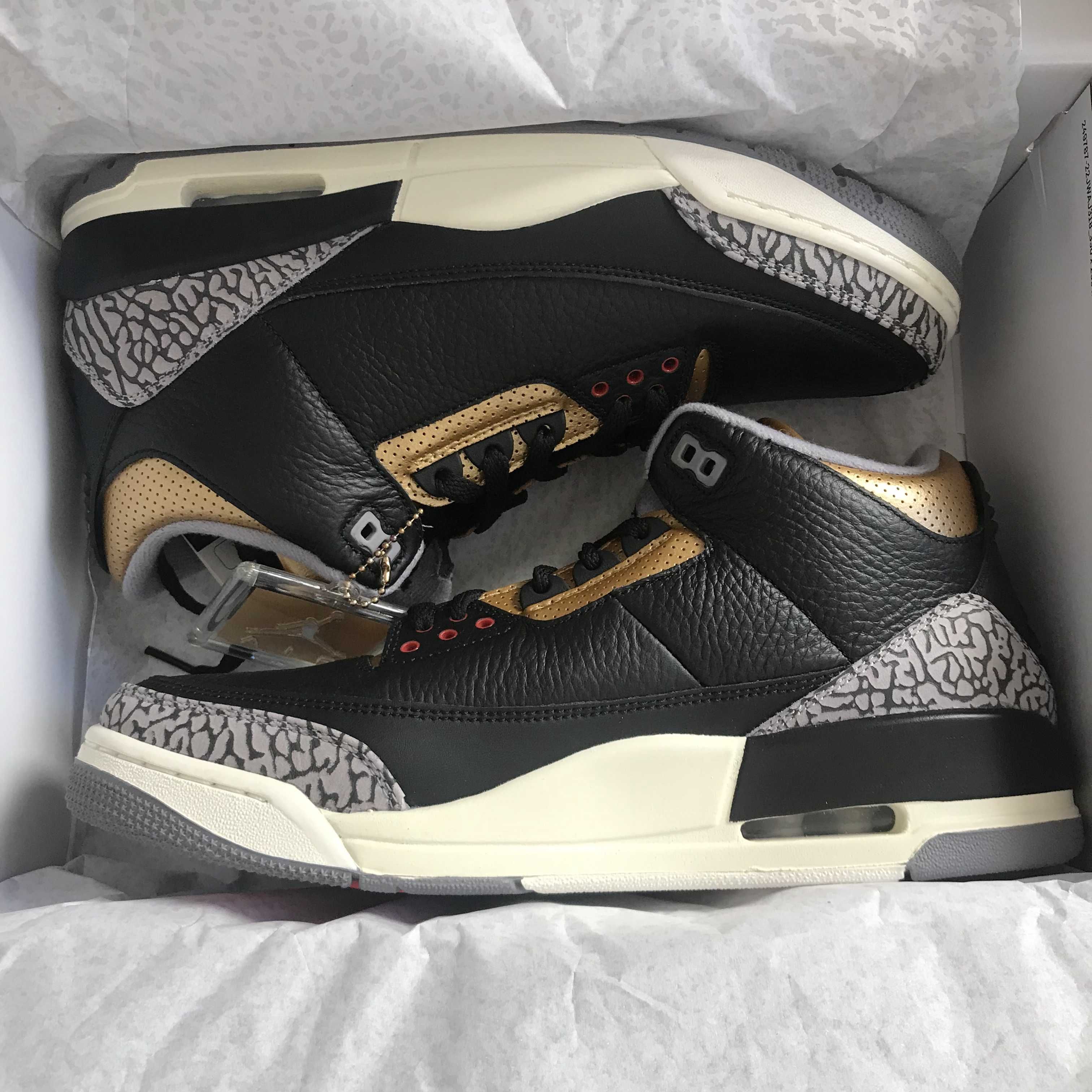 Nike Women's Air Jordan 3 "Black/Gold"