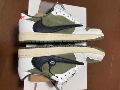 Travis Scott × Nike Air Jordan 1 Low OG SP "Reverse Olive"