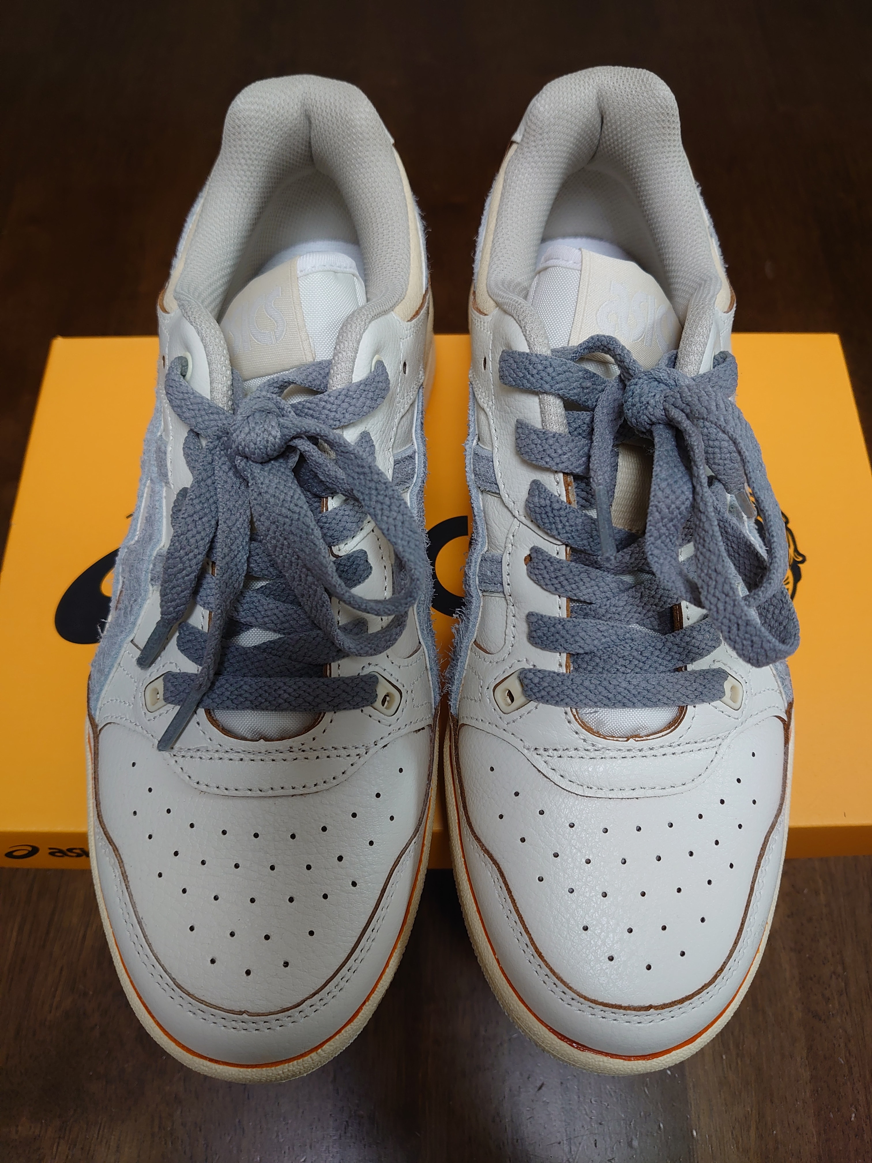 Foxtrot Uniform × Asics EX89 "Whisper White/Cool Grey"