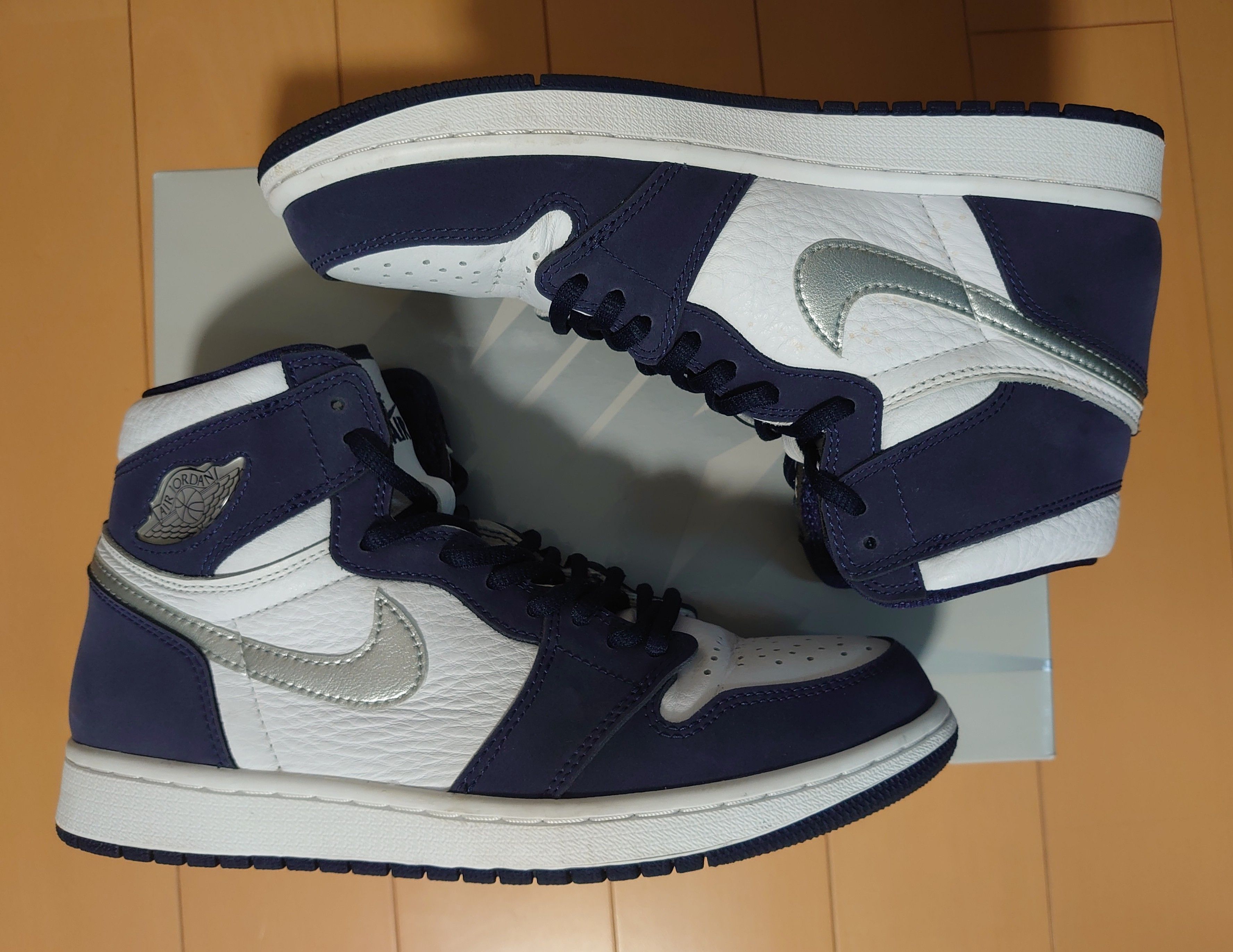 Nike Air Jordan 1 High OG CO.JP "White/Midnight Navy" (2020)(ブリーフケースなし)