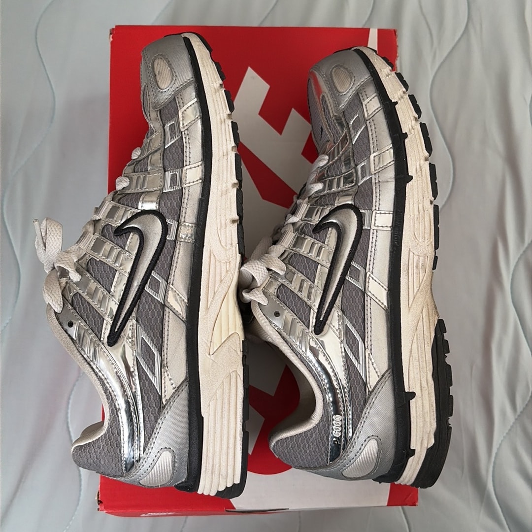 Nike P-6000 "Metallic Silver/Sail/Black"