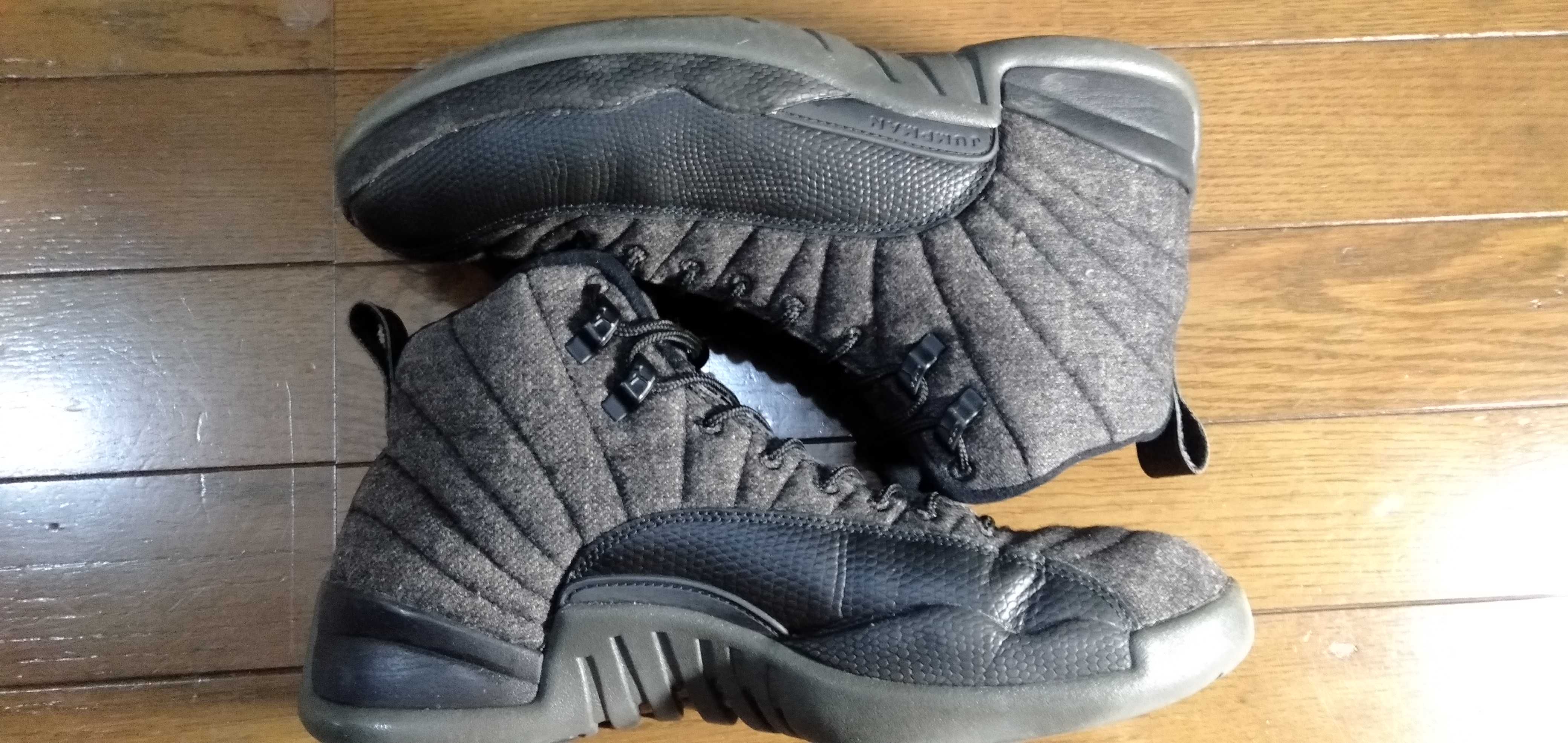 NIKE AIR JORDAN 12 RETRO "WOLF GREY/UNIVERSITY BLUE-WHITE-MIDNIGHT NAVY"