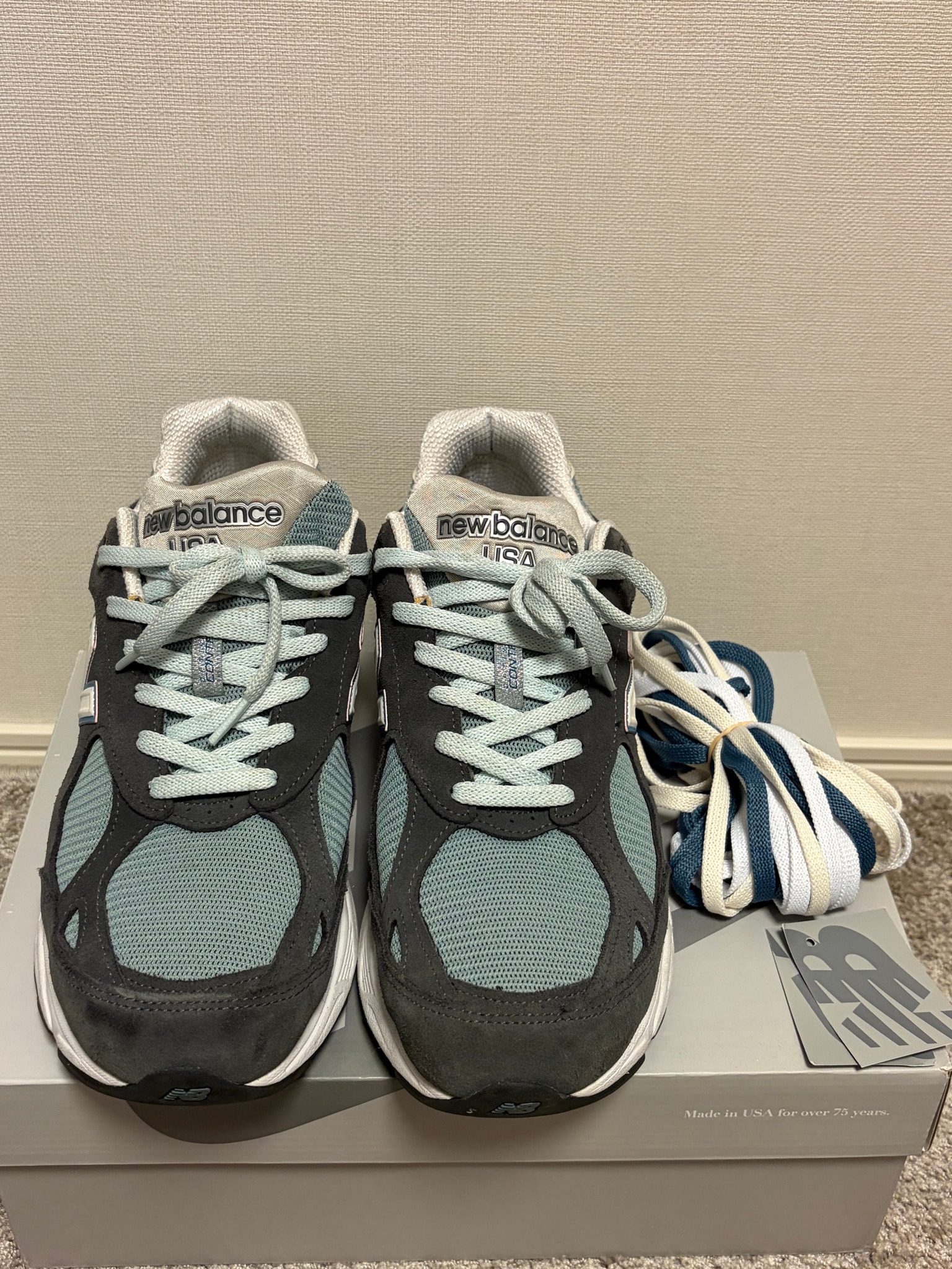 KITH × New Balance 990V3 "Steel Blue"