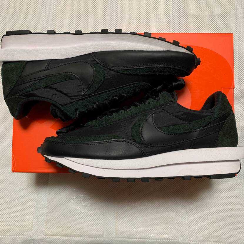 sacai × Nike LDV Waffle "Triple Black"