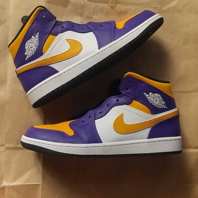 Nike Air Jordan 1 Mid "Lakers"