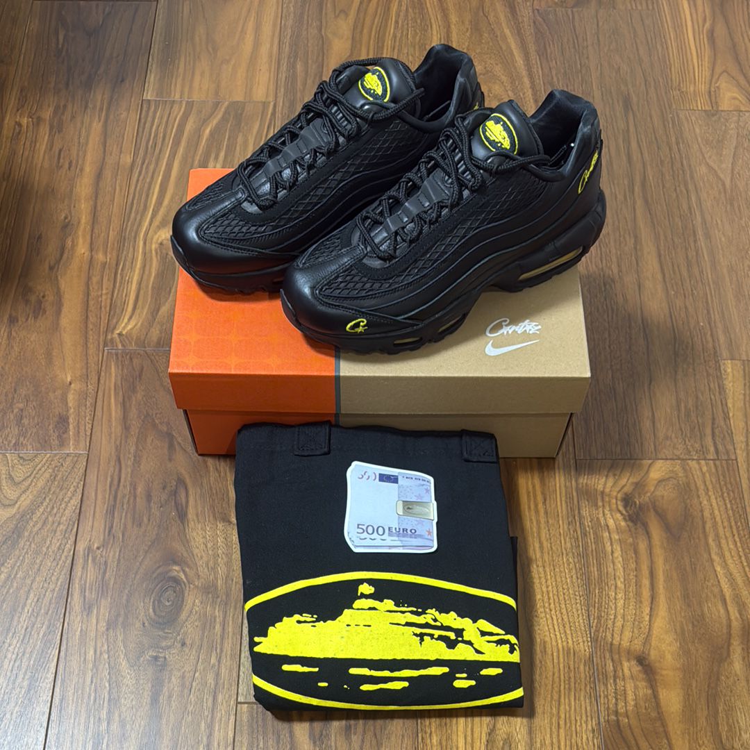 Corteiz × Nike Air Max 95 "Black and Tour Yellow"