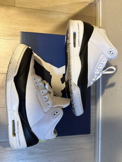 Fragment × Nike Air Jordan 3 "White/Black"