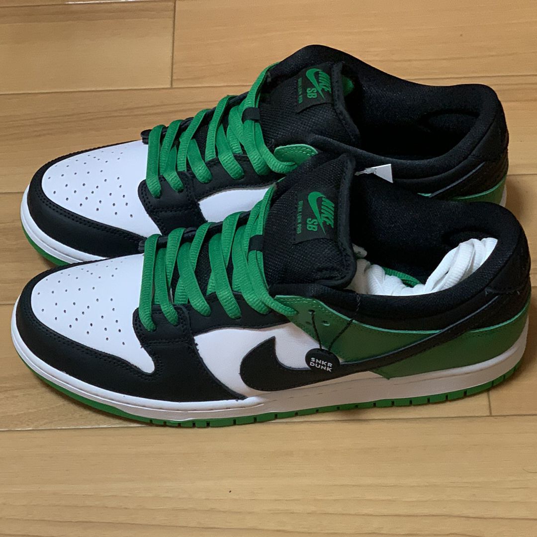 Nike SB Dunk Low Pro "Black and Classic Green"
