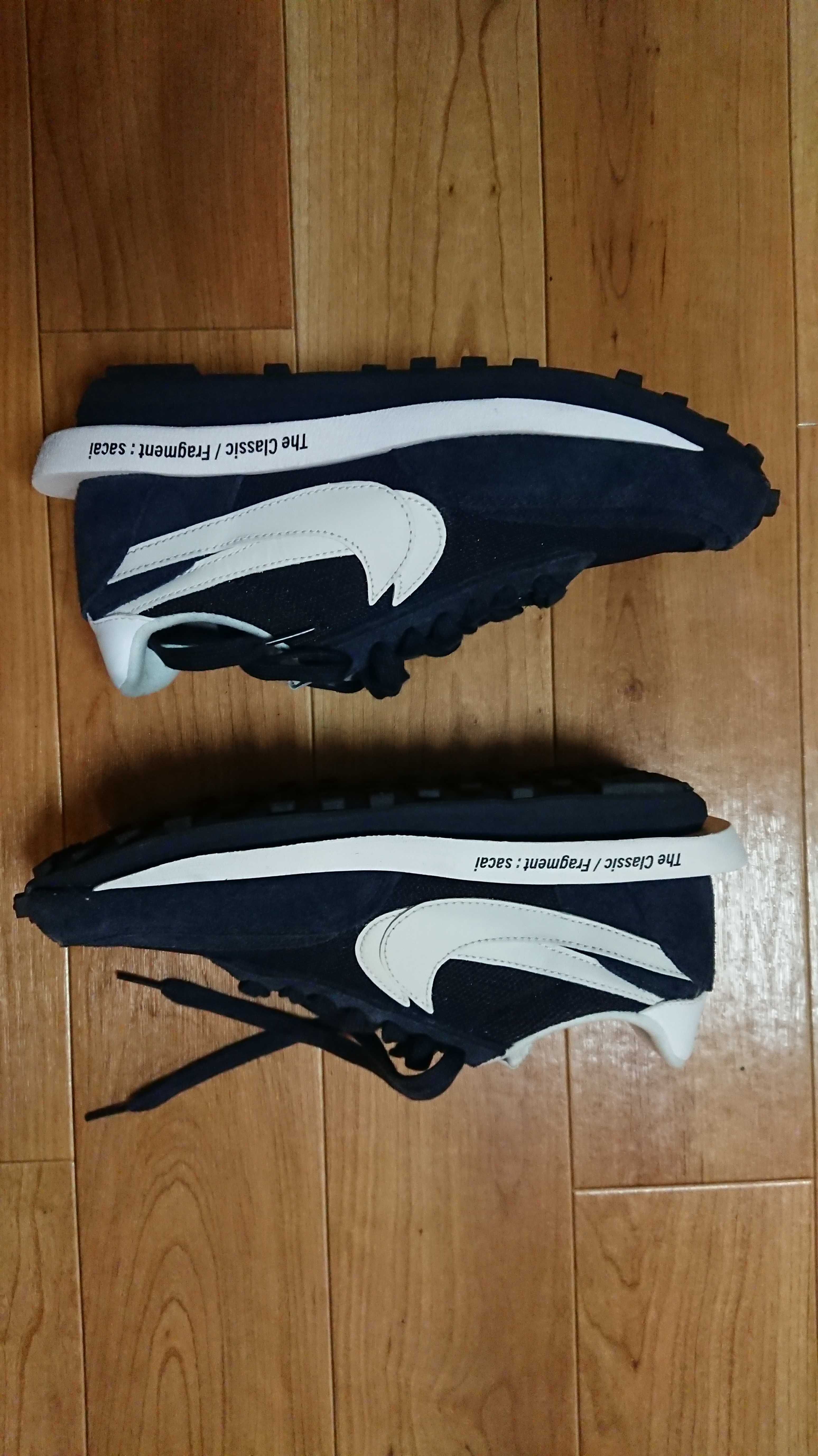 Fragment × sacai × Nike LD Waffle "Blackended Blue"