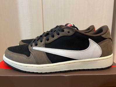 Travis Scott × Nike Air Jordan 1 Low OG SP-T "Black/Dark Mocha"