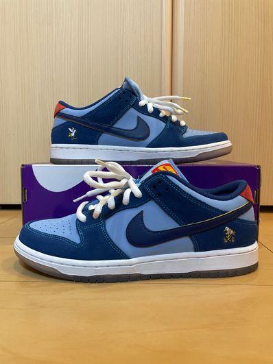 Why So Sad? × Nike SB Dunk Low "Coastal Blue/Speed Yellow-University Red"