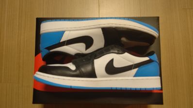 Nike Air Jordan 1 Low OG "Black and Dark Powder Blue/UNC"