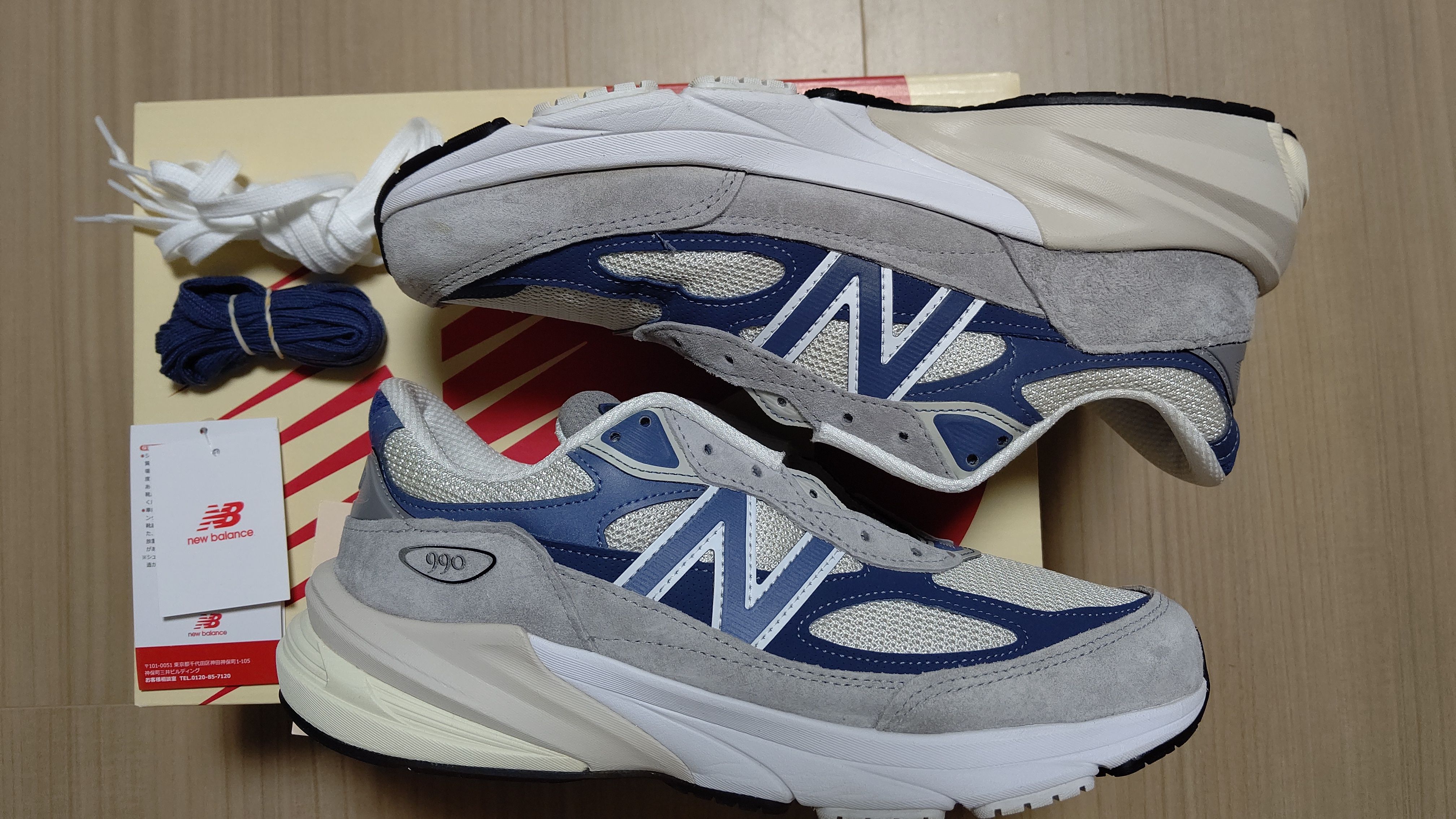 New Balance 990V6 "Gray/Navy"