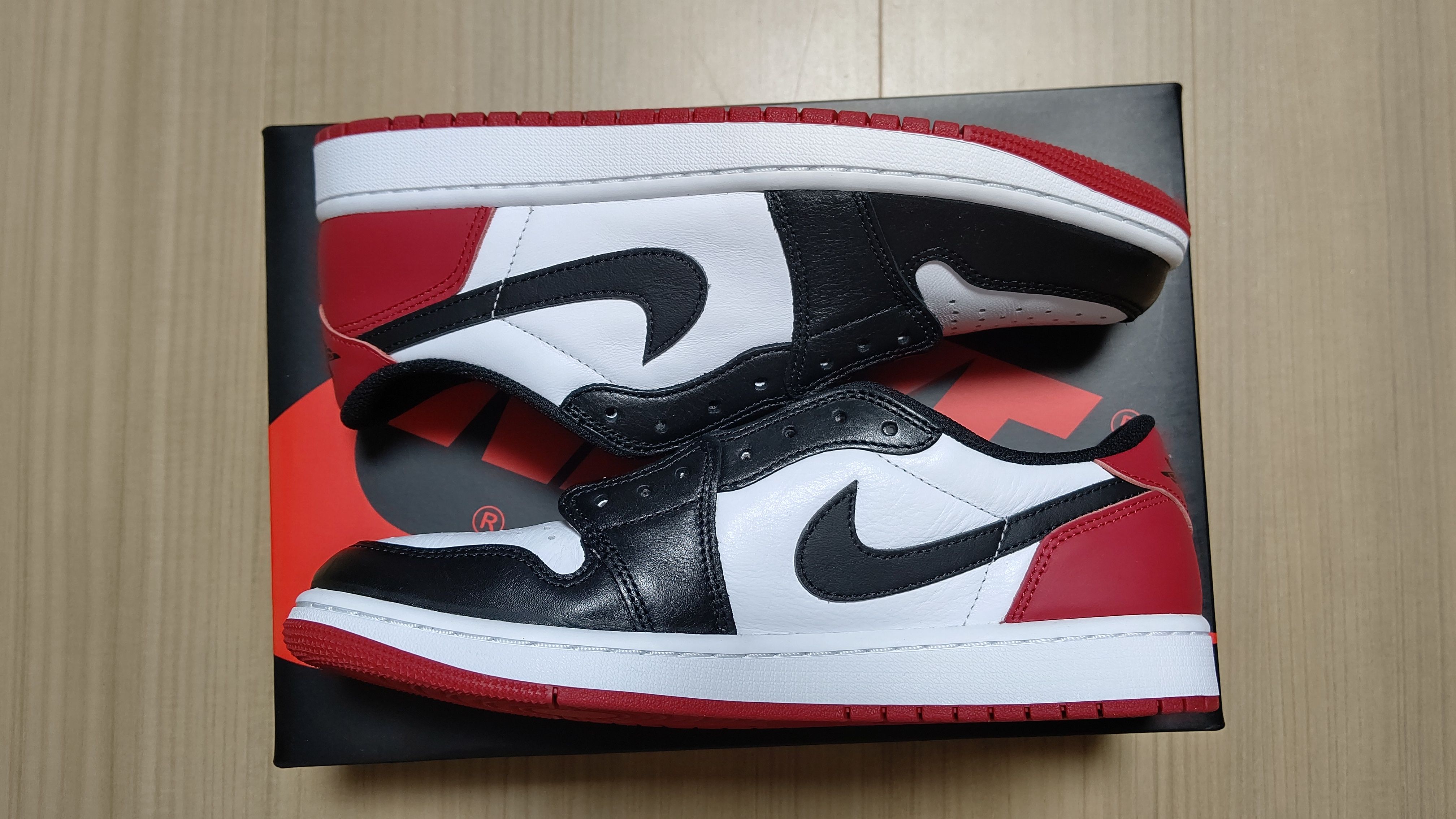 Nike Air Jordan 1 Retro Low OG "Black Toe"
