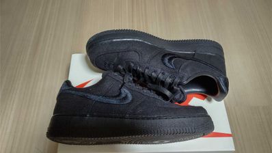 Stussy × Nike Air Force 1 Low "Triple Black"