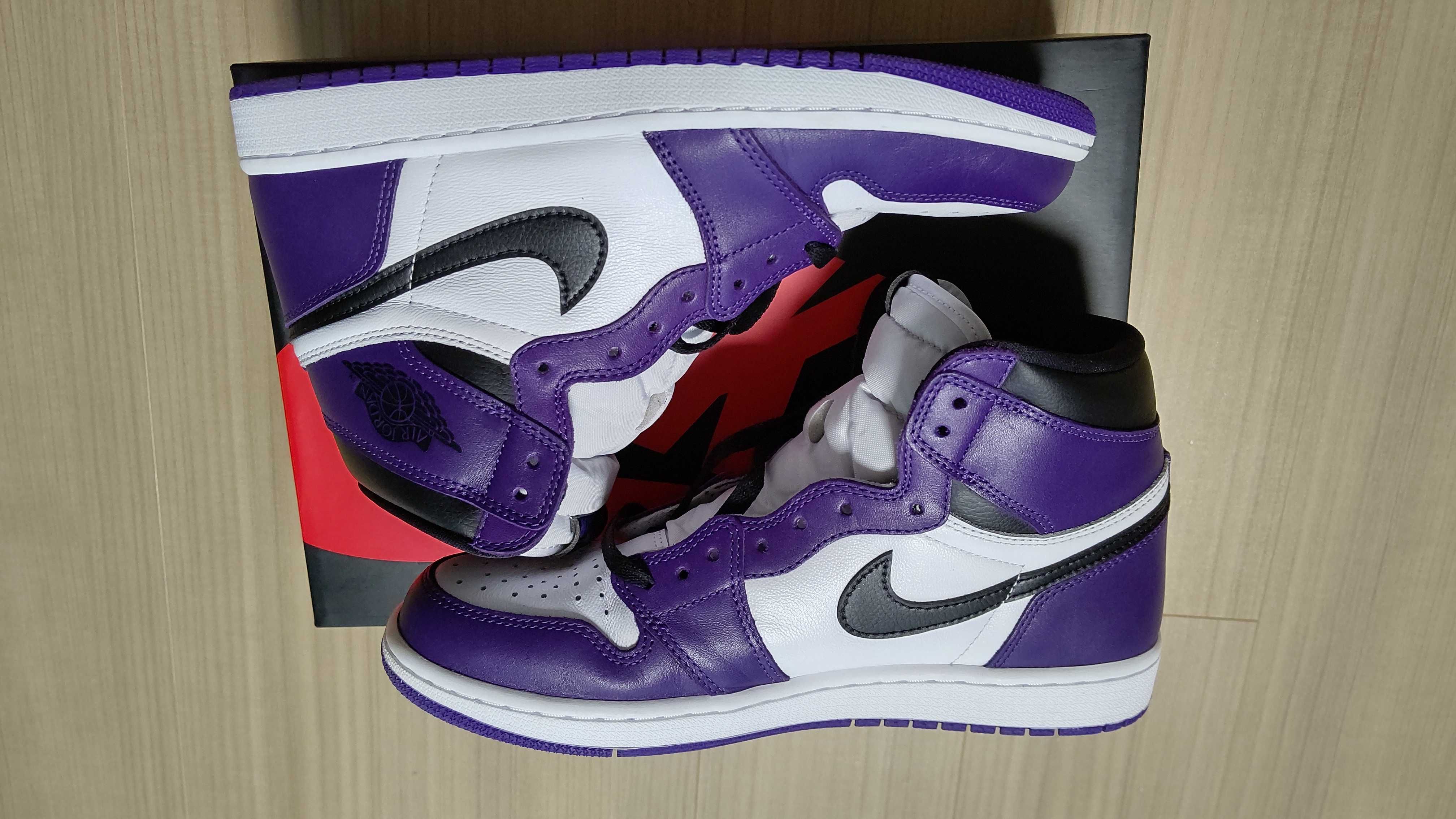 Nike Air Jordan 1 Retro High OG "Court Purple White/Black" (2020)   