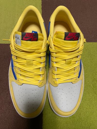 Travis Scott × Nike Women's Air Jordan 1 Retro Low OG "Canary"