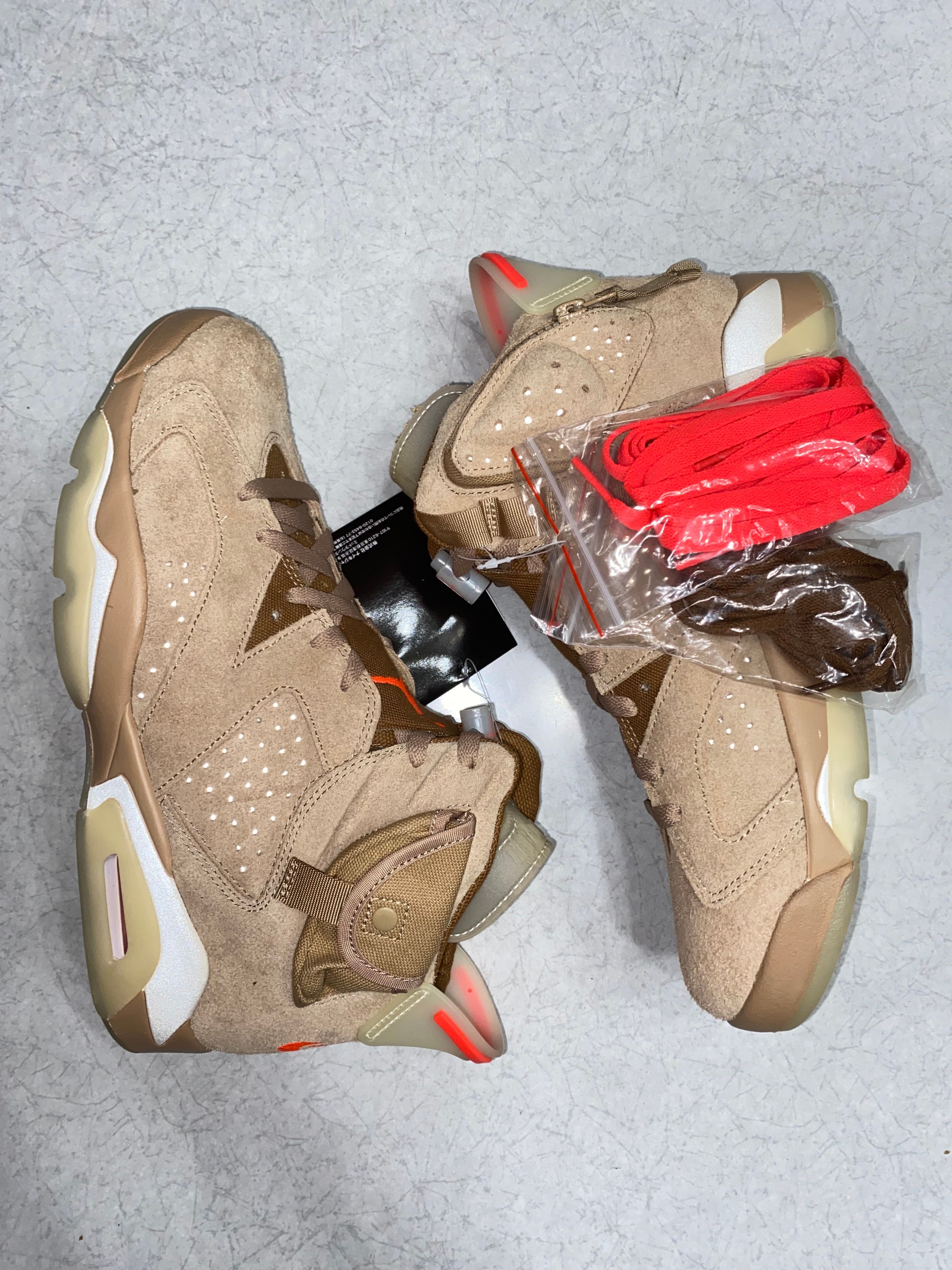 Travis Scott × Nike Air Jordan 6 "British Khaki"