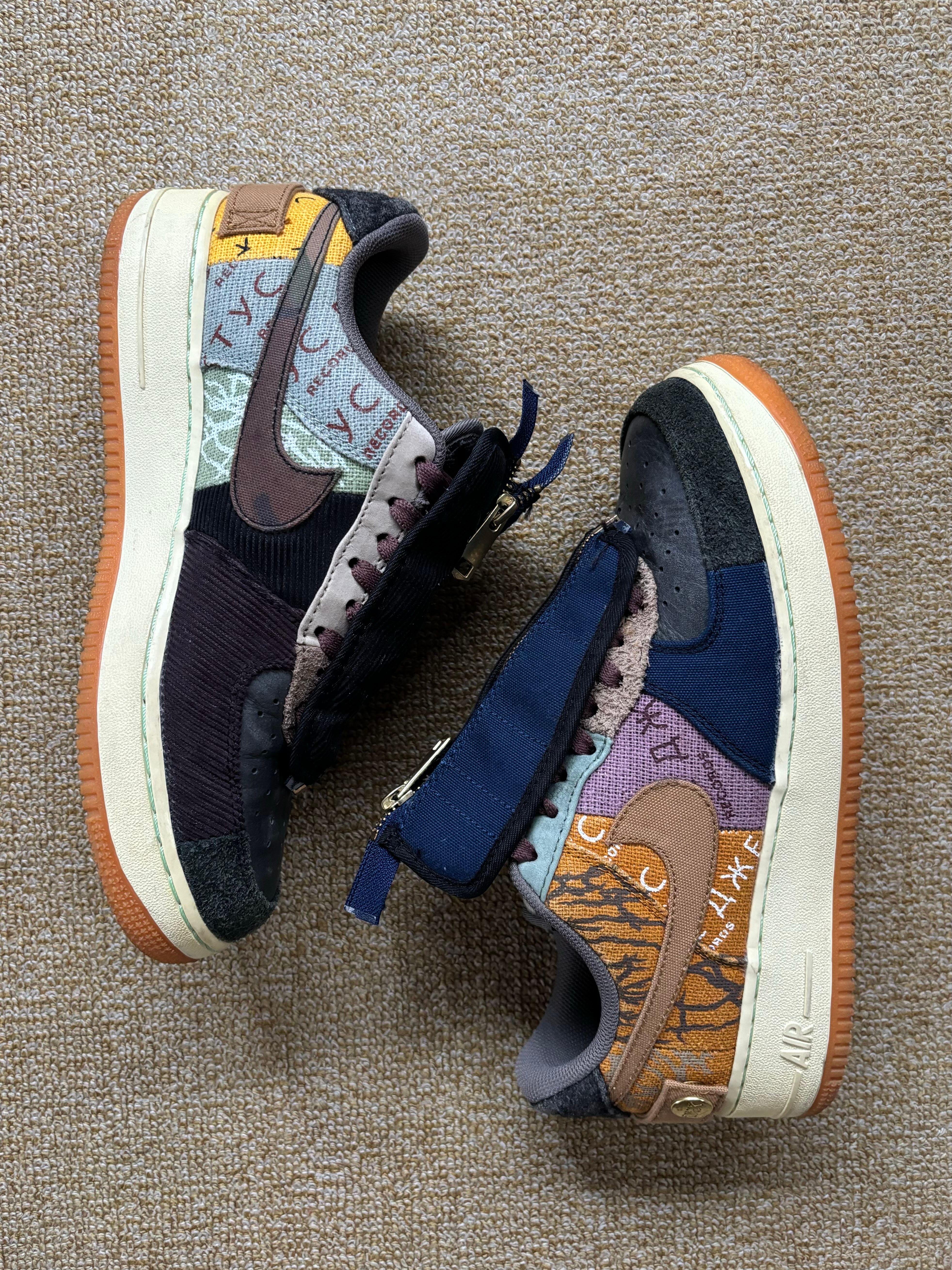 Travis Scott × Nike Air Force 1 Low Cactus Jack "Multi Color"