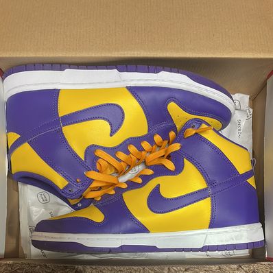 Nike Dunk High Retro "Lakers"