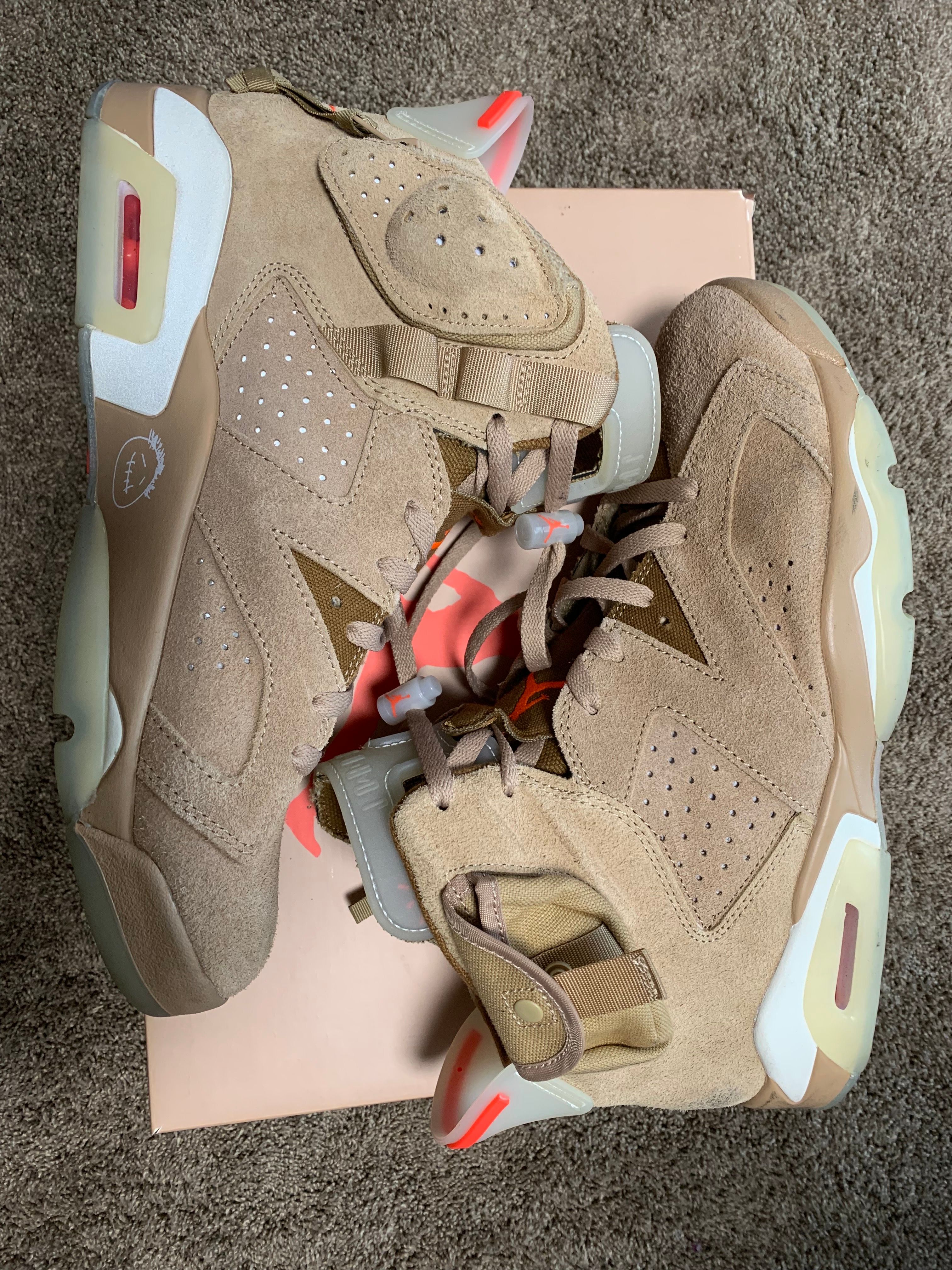 Travis Scott × Nike Air Jordan 6 "British Khaki"