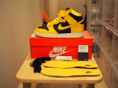 Nike Dunk High "Black/Varsity Maize"