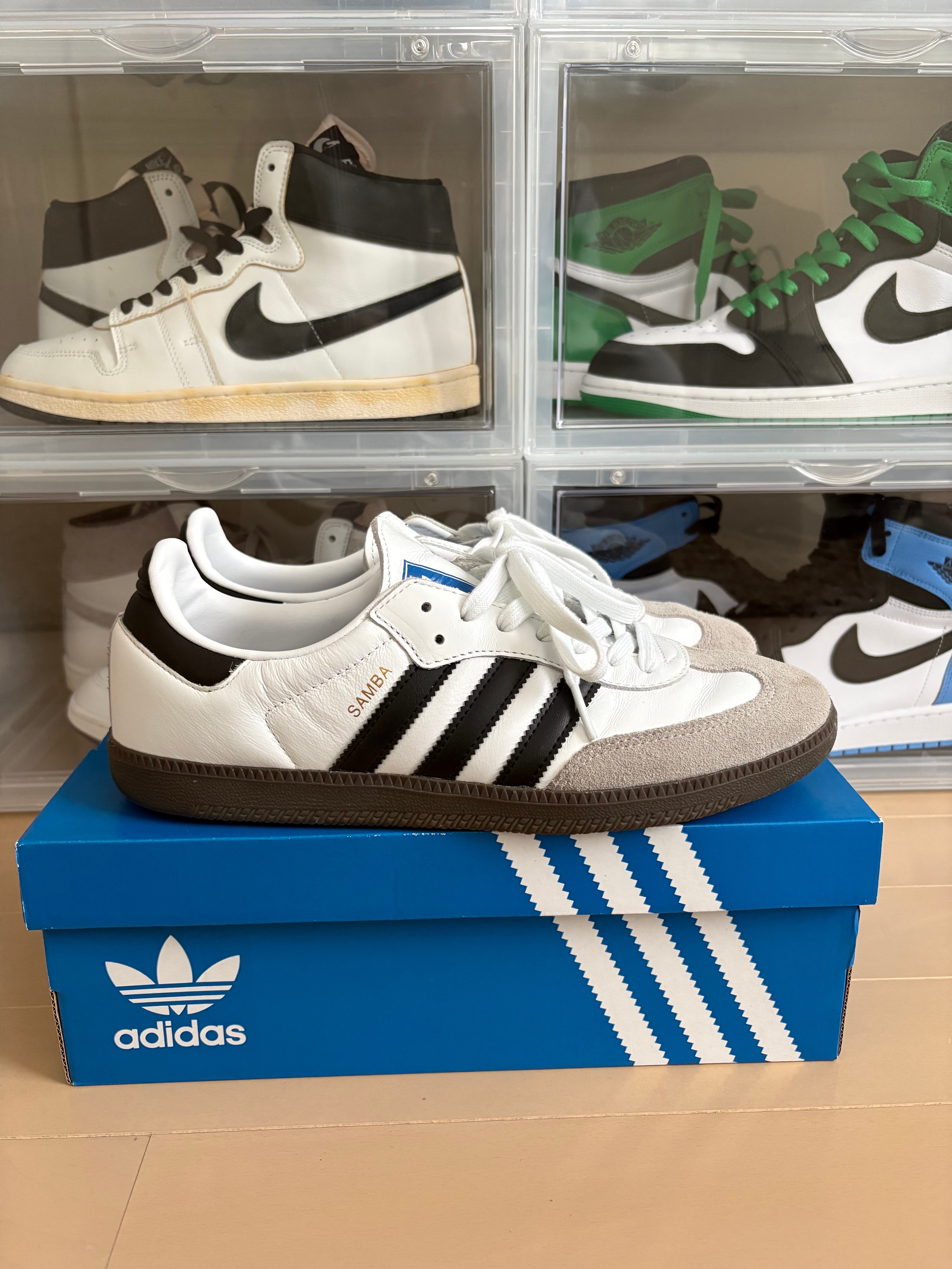 adidas Samba OG "Cloud White/Core Black/Clear Granite"