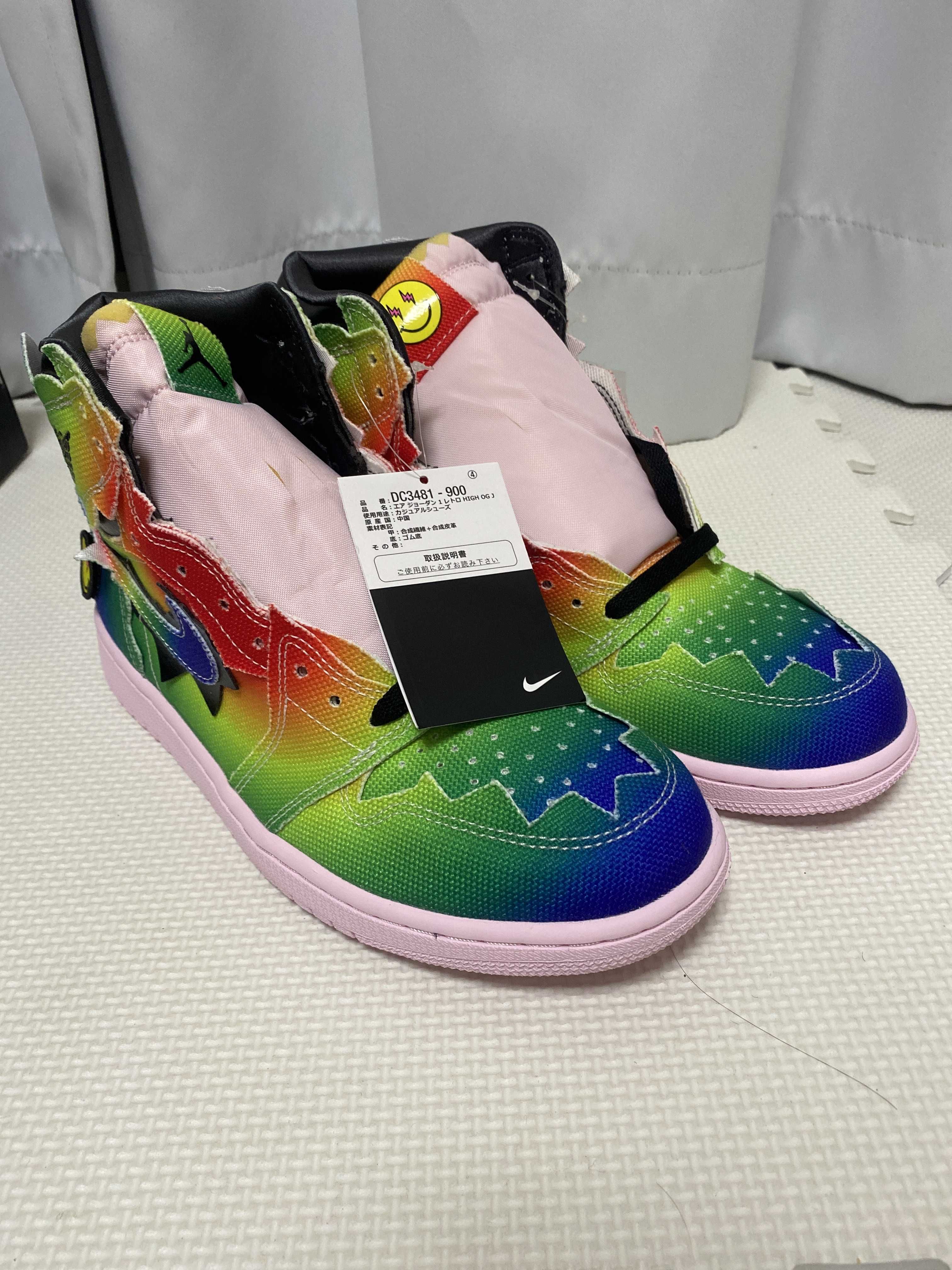 J Balvin × Nike Air Jordan 1 High OG "Rainbow"