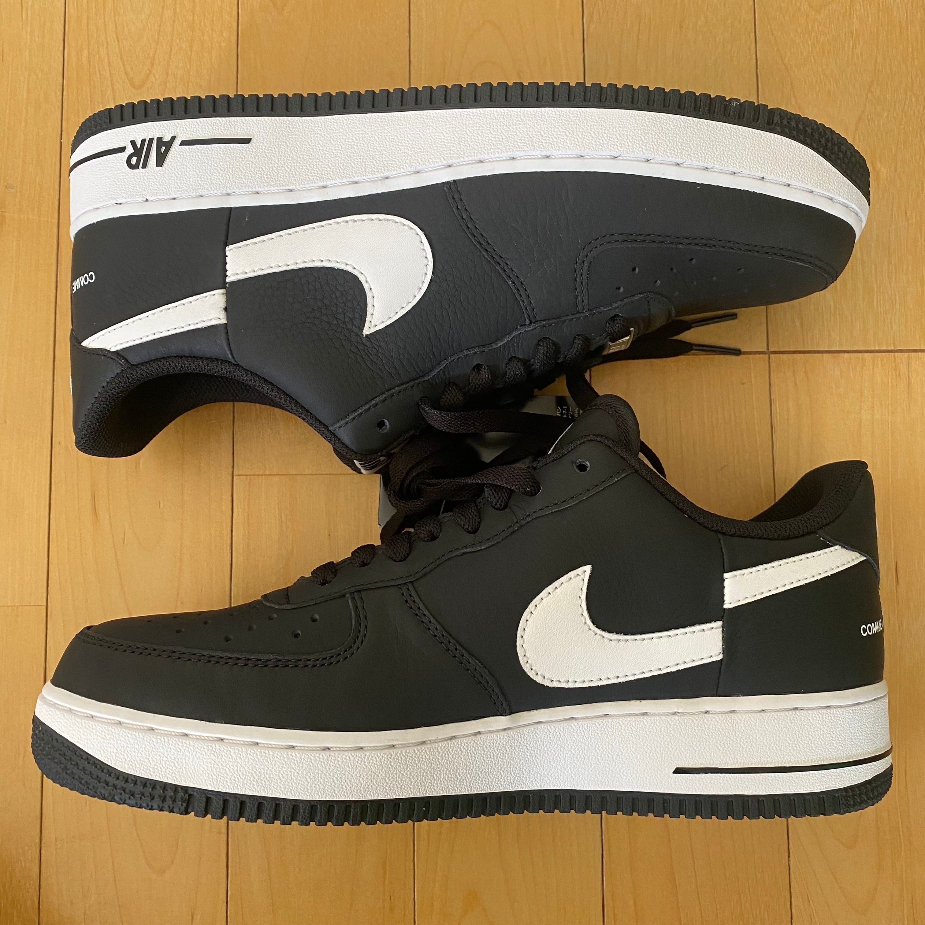 Supreme × COMME des GARCONS SHIRT × Nike Air Force 1 Low "Black/White" (2018)