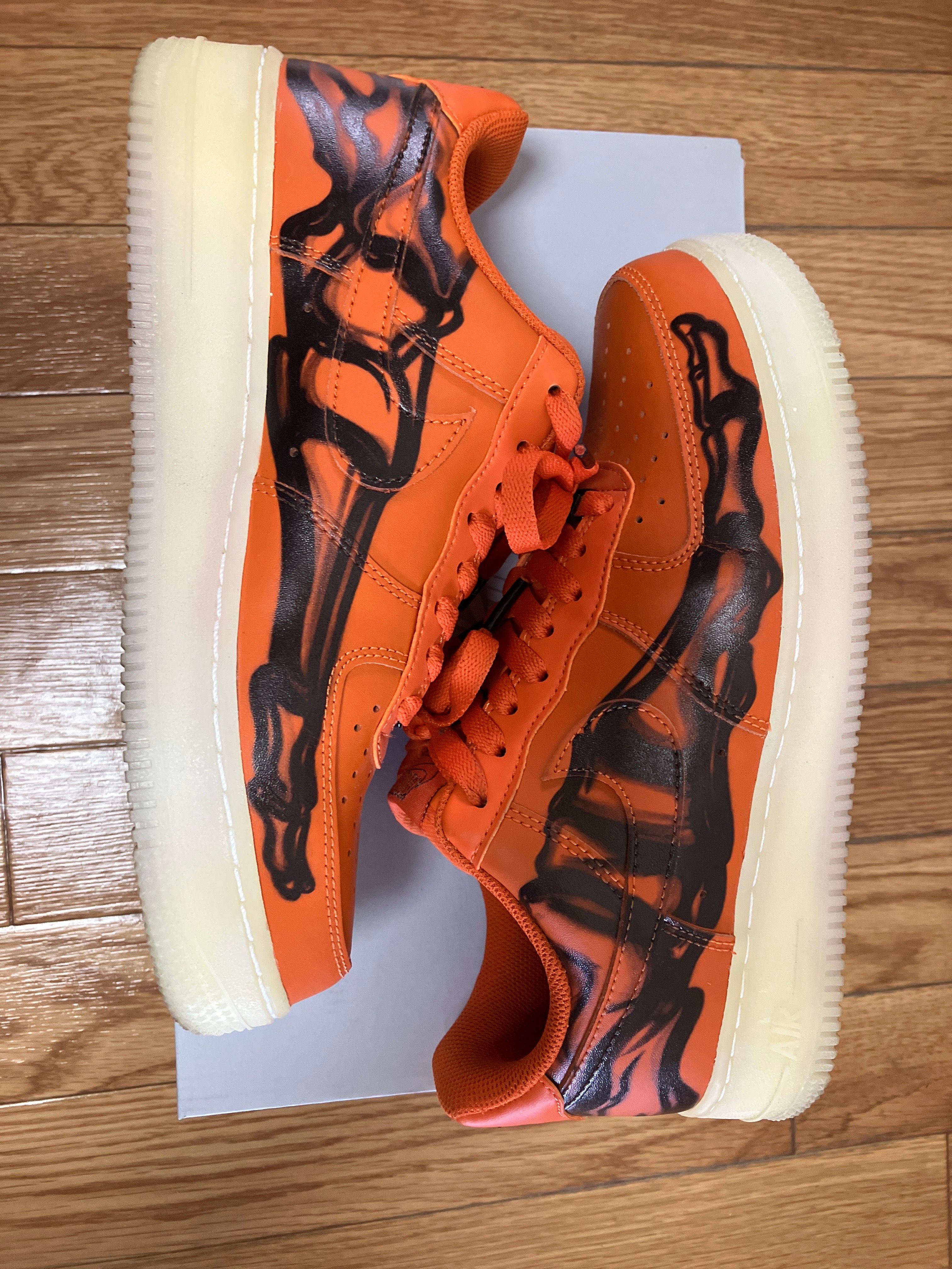 Nike Air Force 1 Low "Orange Skelton"