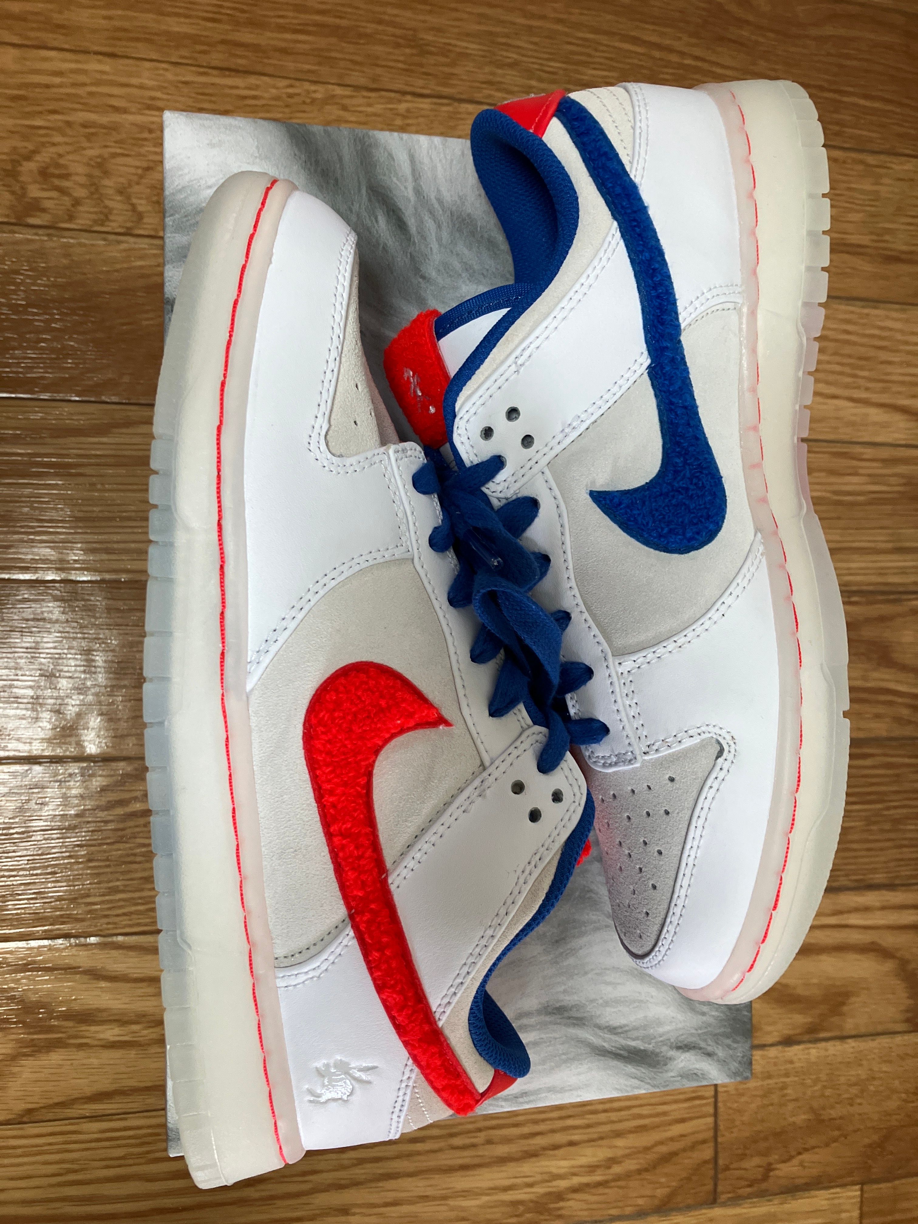 Nike Dunk Low Year of the Rabbit "White/Crimson-Varsity Royal"