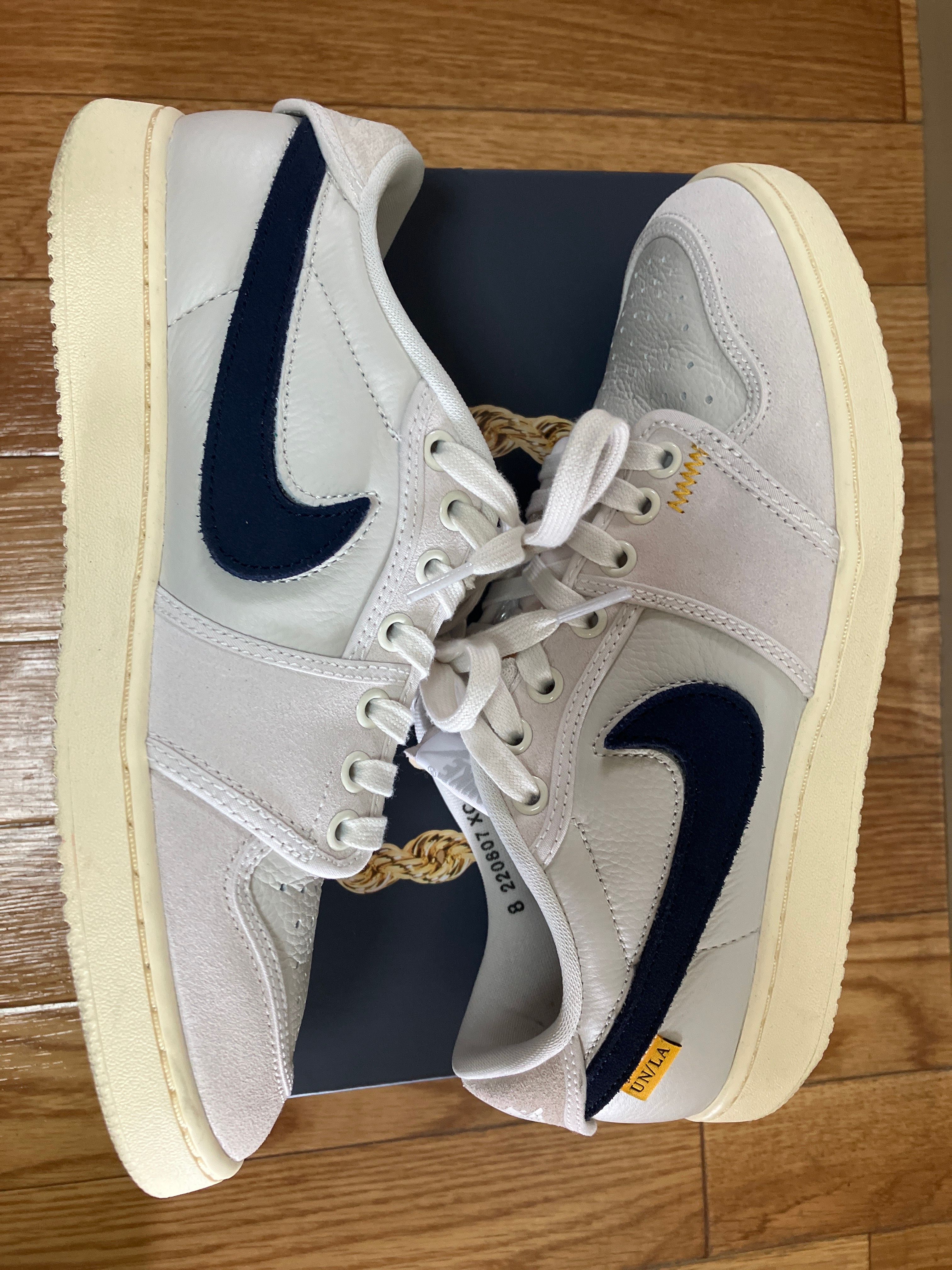 UNION × Nike Air Jordan 1 Low KO "Sail Leather"