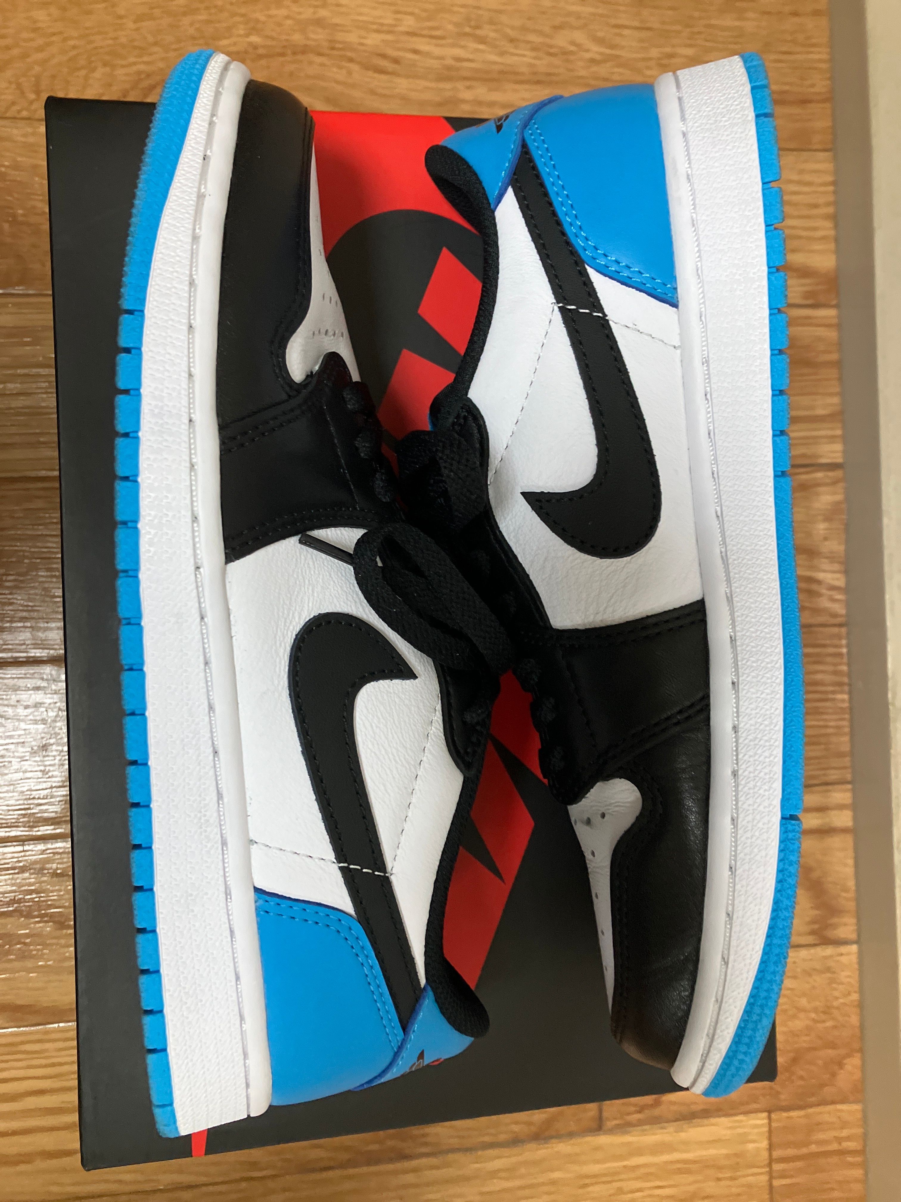 Nike Air Jordan 1 Low OG "Black and Dark Powder Blue/UNC"