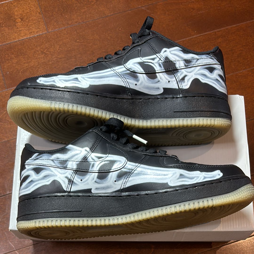 Nike Air Force 1 Low "Black Skeleton"