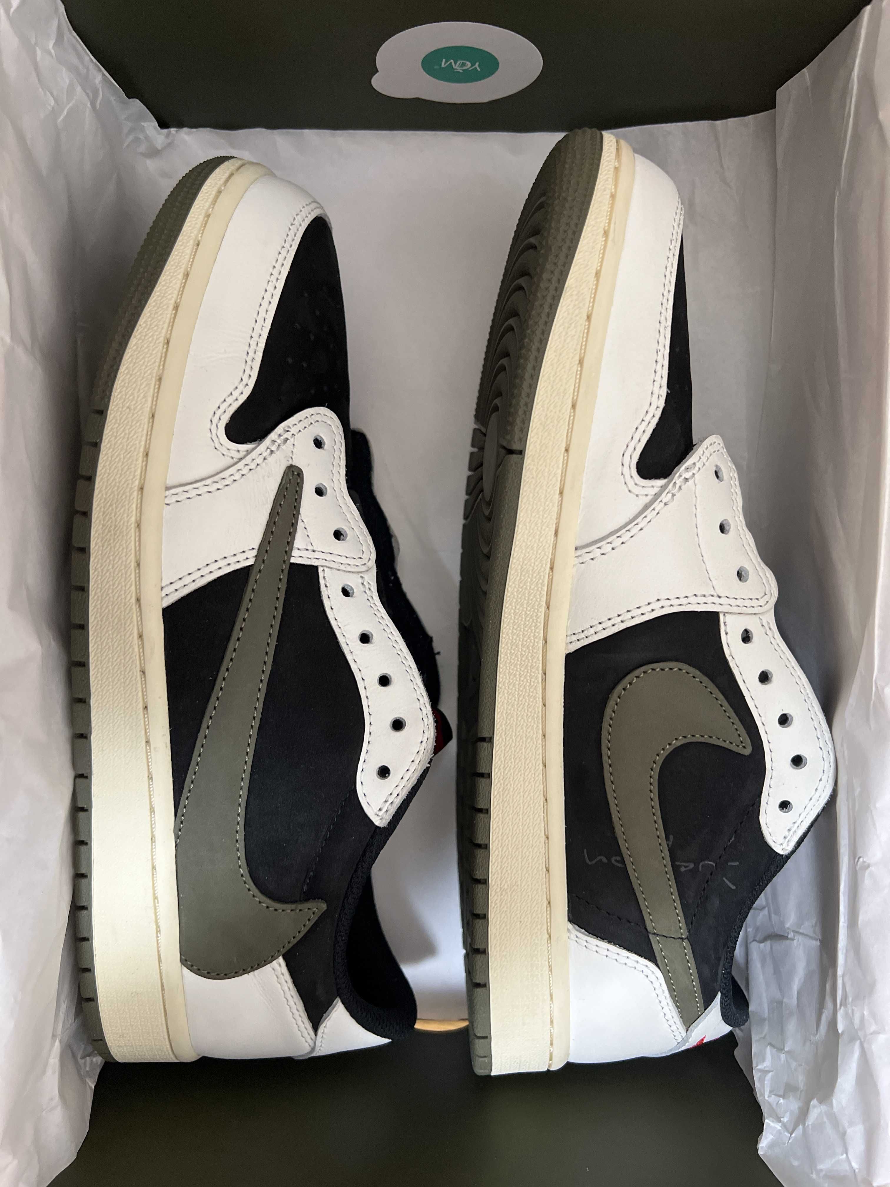 Travis Scott × Nike Women's Air Jordan 1 Low OG "Medium Olive"
