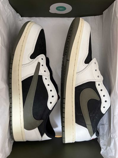 Travis Scott × Nike Women's Air Jordan 1 Low OG "Medium Olive"