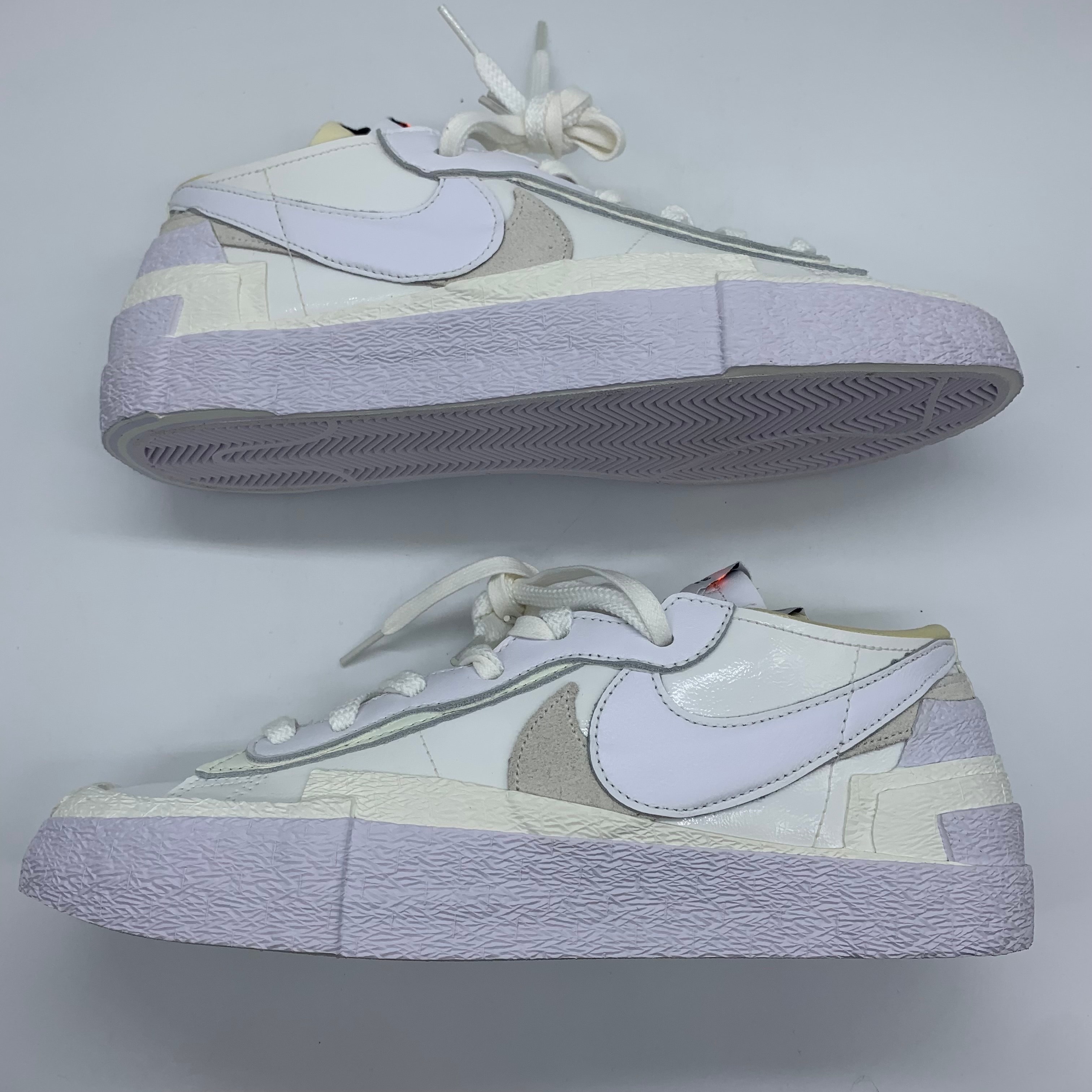 サカイ × ナイキ ブレーザー ロー "ホワイト パテント レザー"