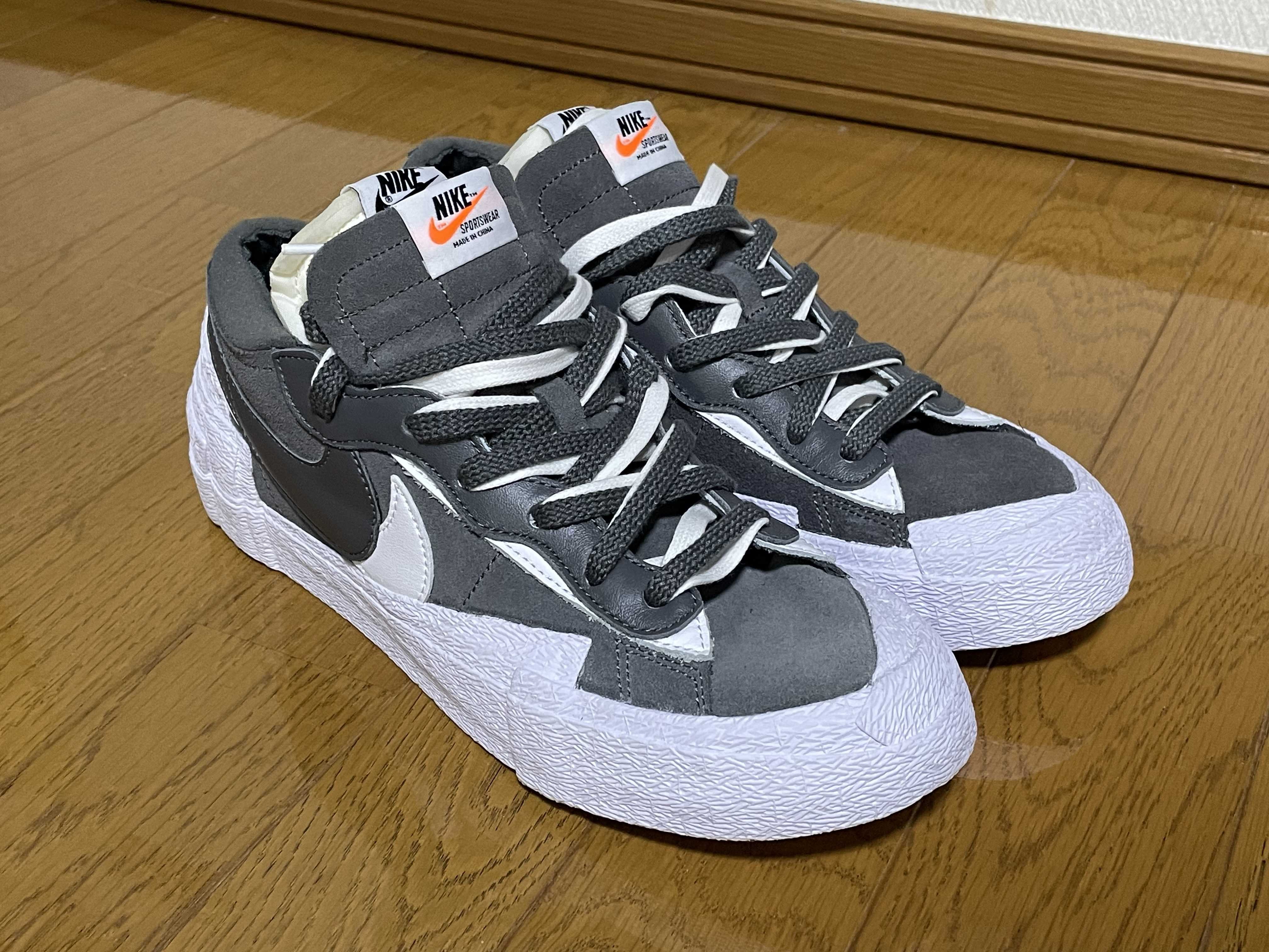 Sacai × Nike Blazer Low "Iron Grey"