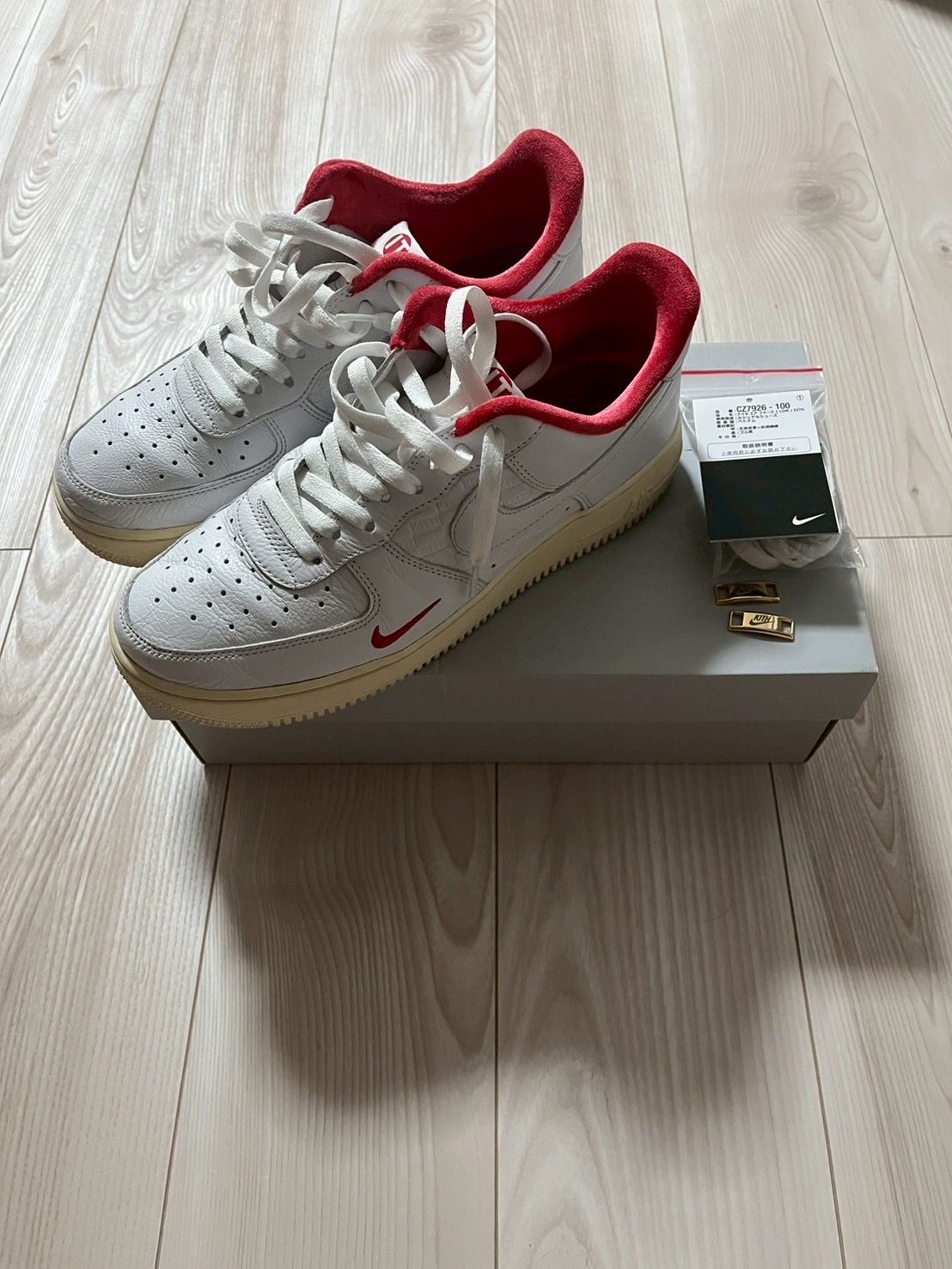 KITH × Nike Air Force 1 Low "White/Red"