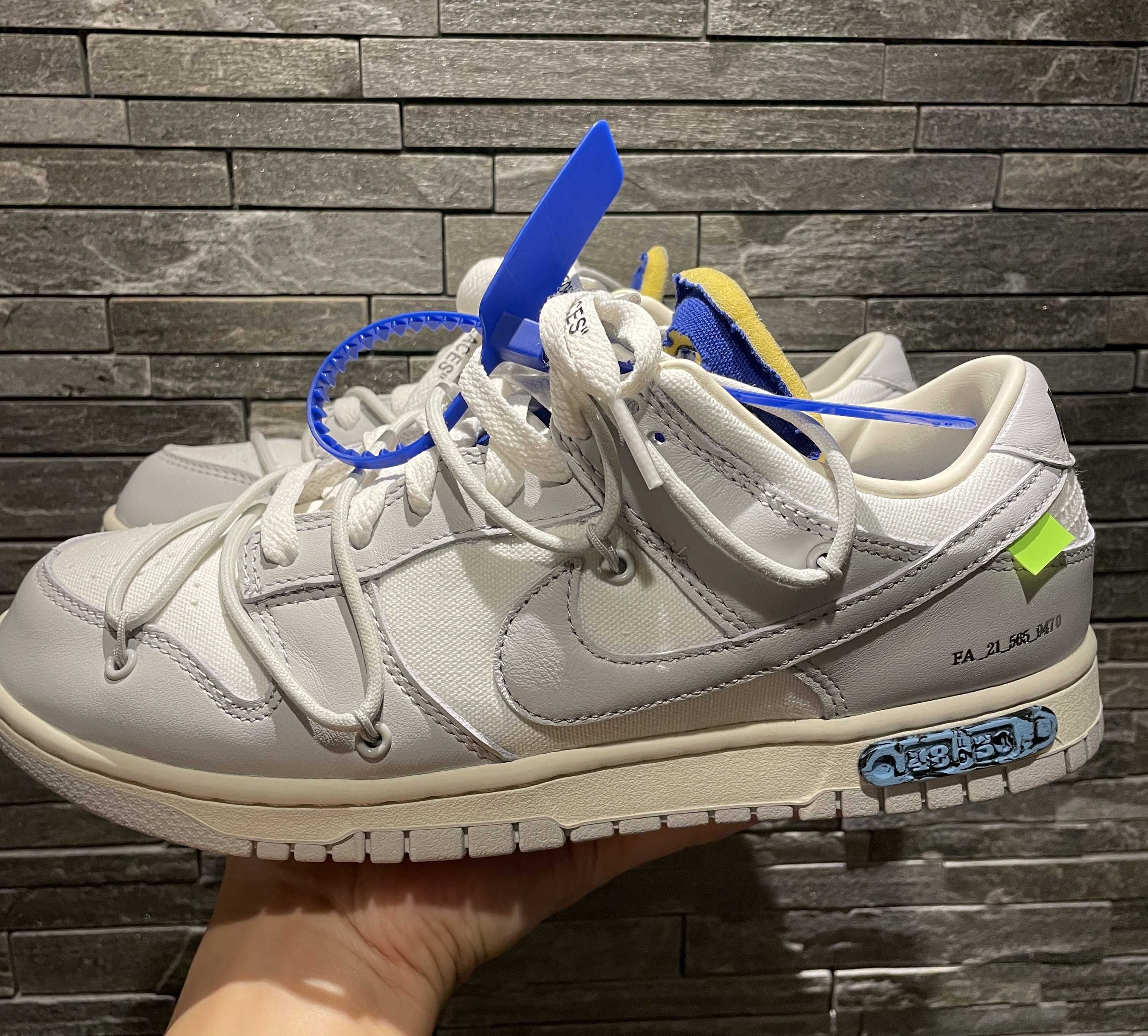 Off-White × Nike Dunk Low 1 of 50 "Lot.48" 