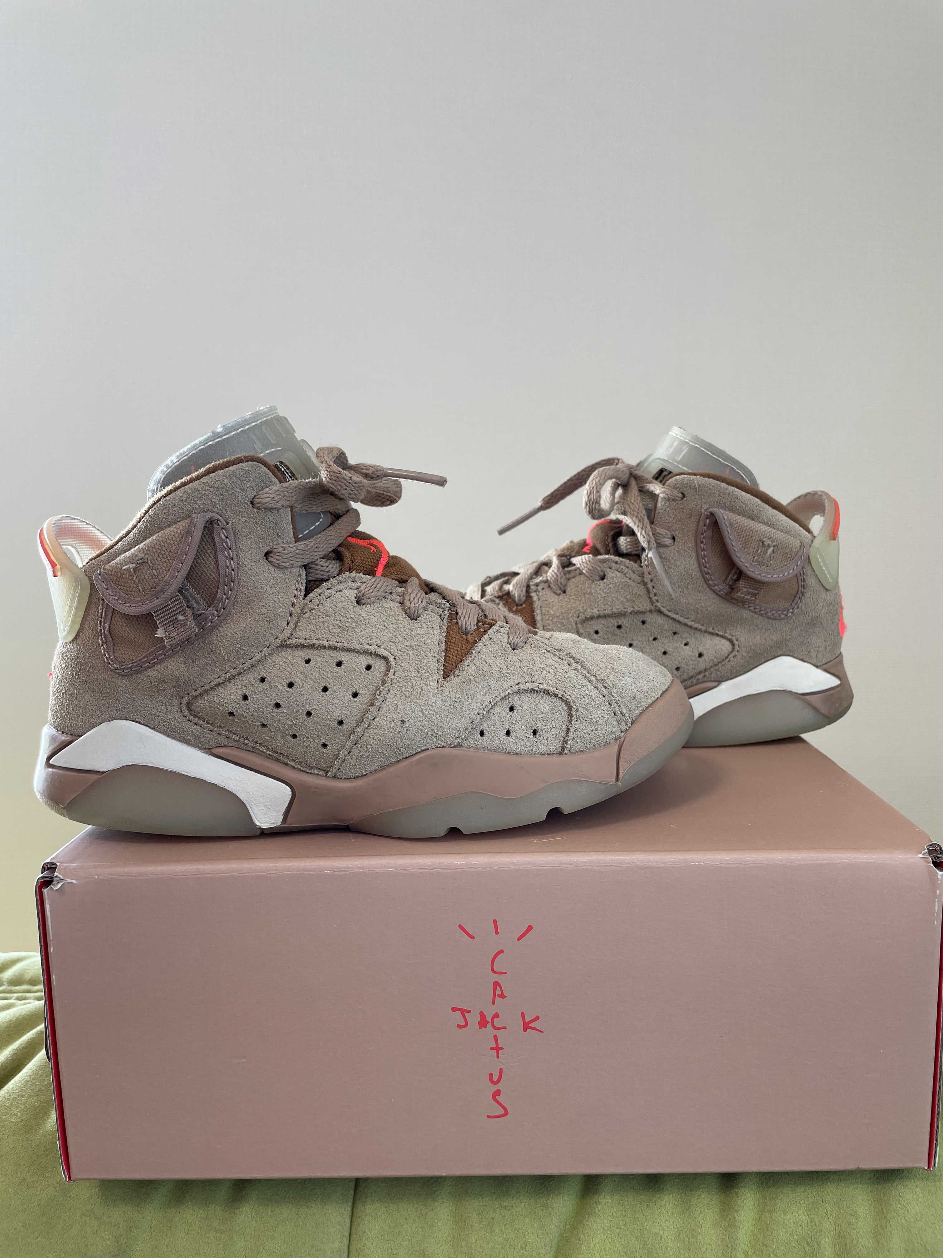 Travis Scott × Nike PS Air Jordan 6 "British Khaki"