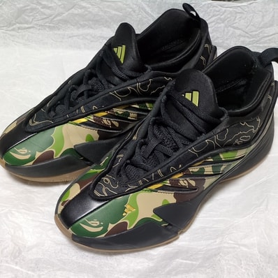 A BATHING APE × adidas Dame 9 "Core Black"