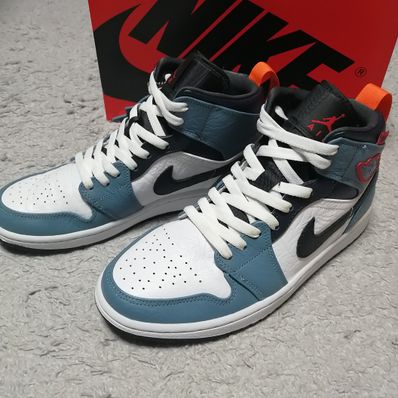 FACETASM × Nike Air Jordan 1 Mid "White/Navy"