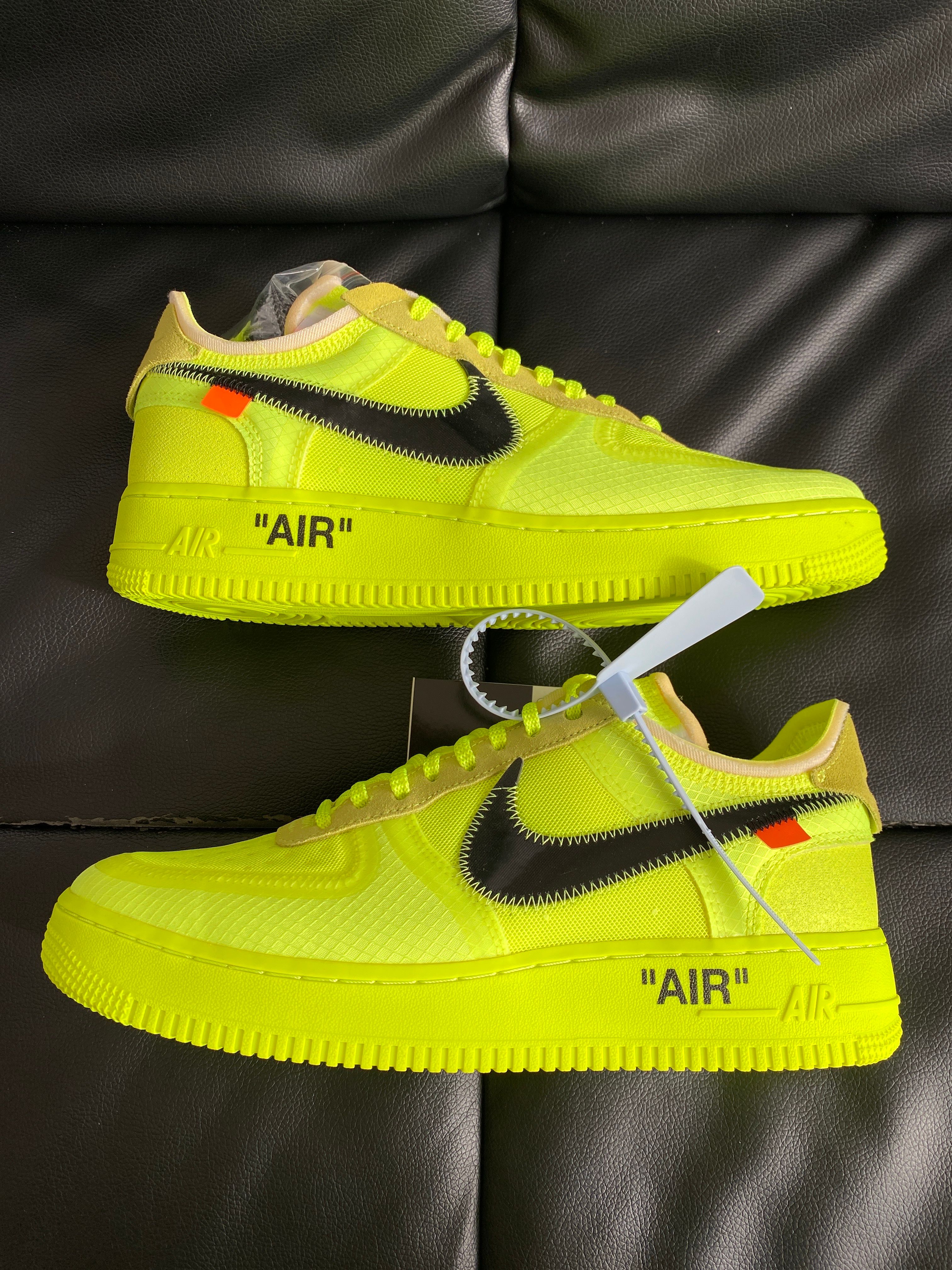 Off-White × Nike Air Force 1 Low "Volt"