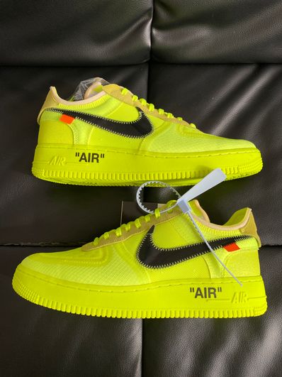 Off-White × Nike Air Force 1 Low "Volt"