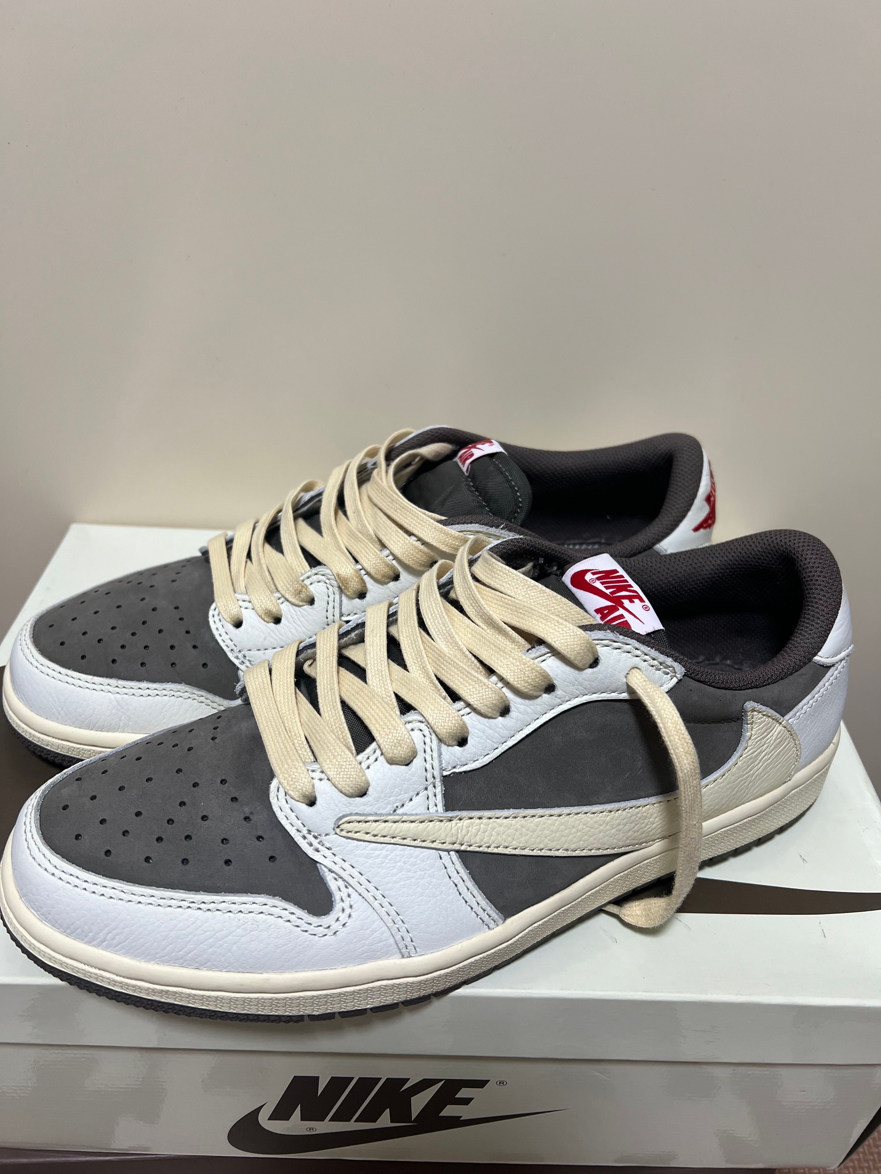 Travis Scott × Nike Air Jordan 1 Low OG SP "Reverse Mocha/Sail and Ridgerock"