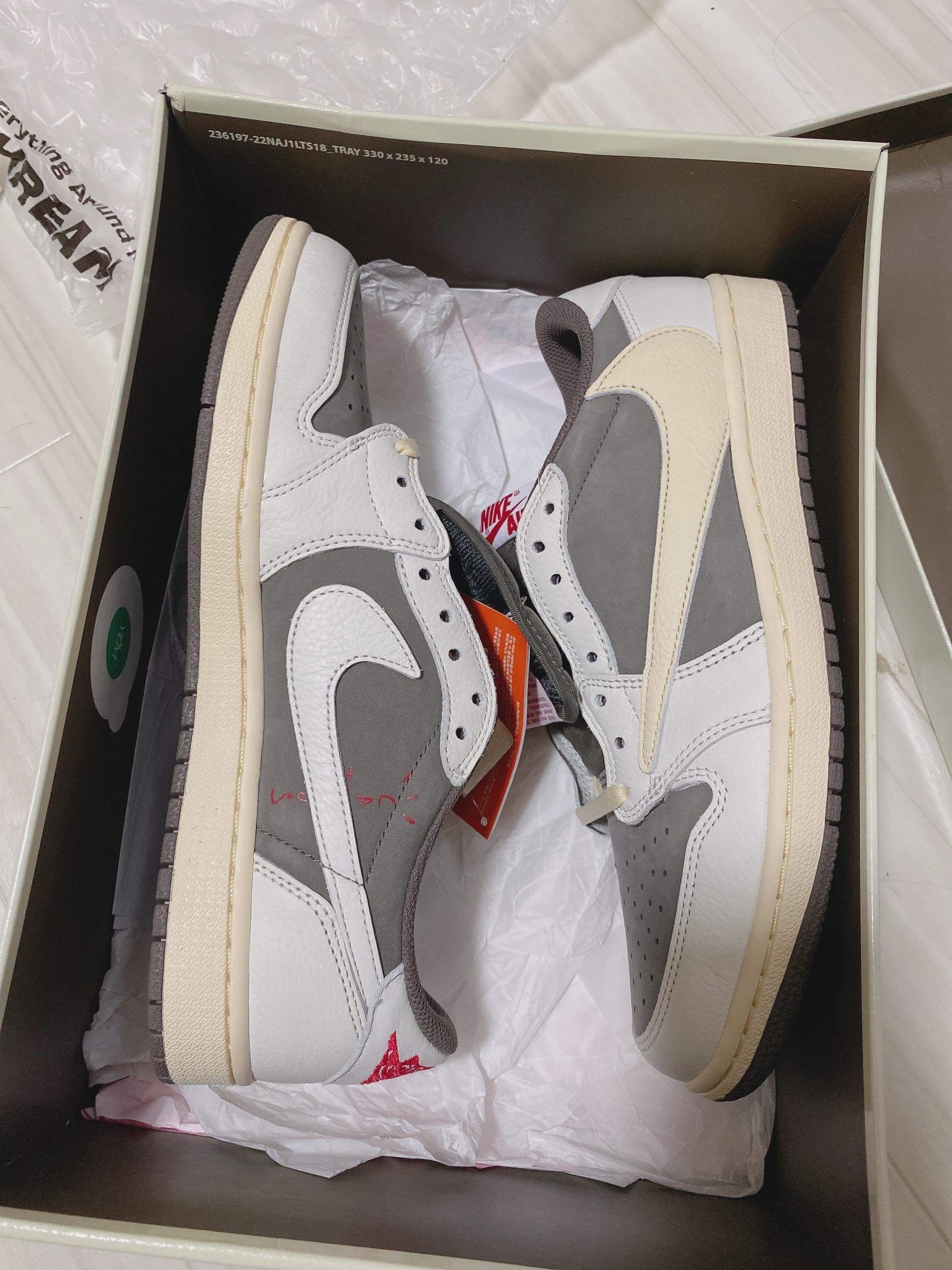 Travis Scott × Nike Air Jordan 1 Low OG SP "Reverse Mocha/Sail and Ridgerock"